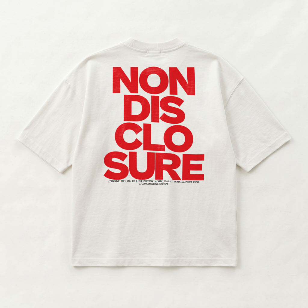 NON-DISCLOSURE | Unisex Oversized Heavyweight T-Shirt  | Vol. 2