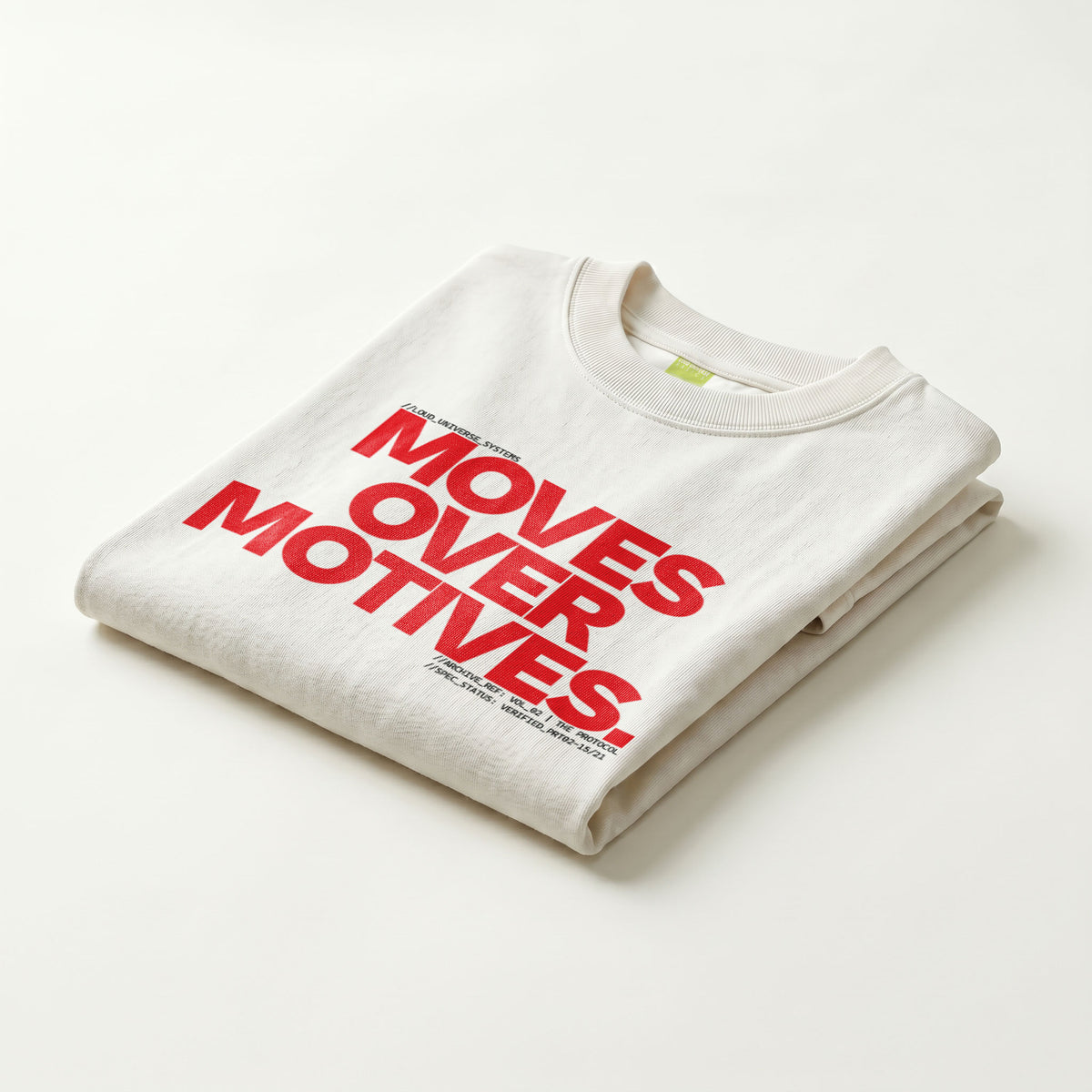 MOVES OVER MOTIVES | Unisex Regular Fit Minimalist T-Shirt | Vol. 2
