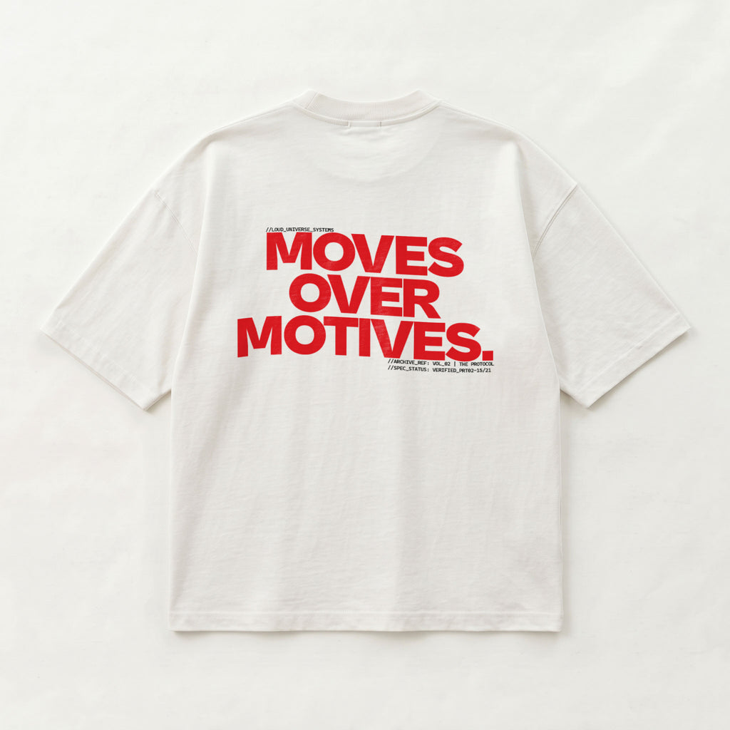 MOVES OVER MOTIVES | Unisex Oversized Heavyweight T-Shirt  | Vol. 2