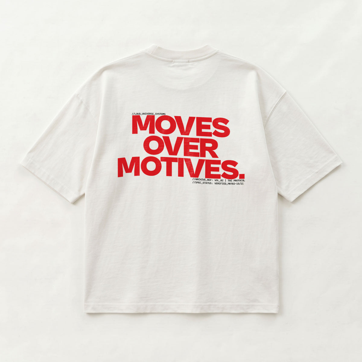 MOVES OVER MOTIVES | Unisex Oversized Heavyweight T-Shirt  | Vol. 2