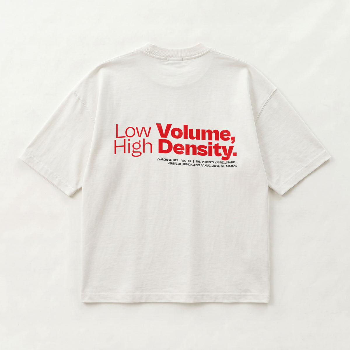 LOW VOLUME HIGH DENSITY | Unisex Oversized Heavyweight T-Shirt  | Vol. 2
