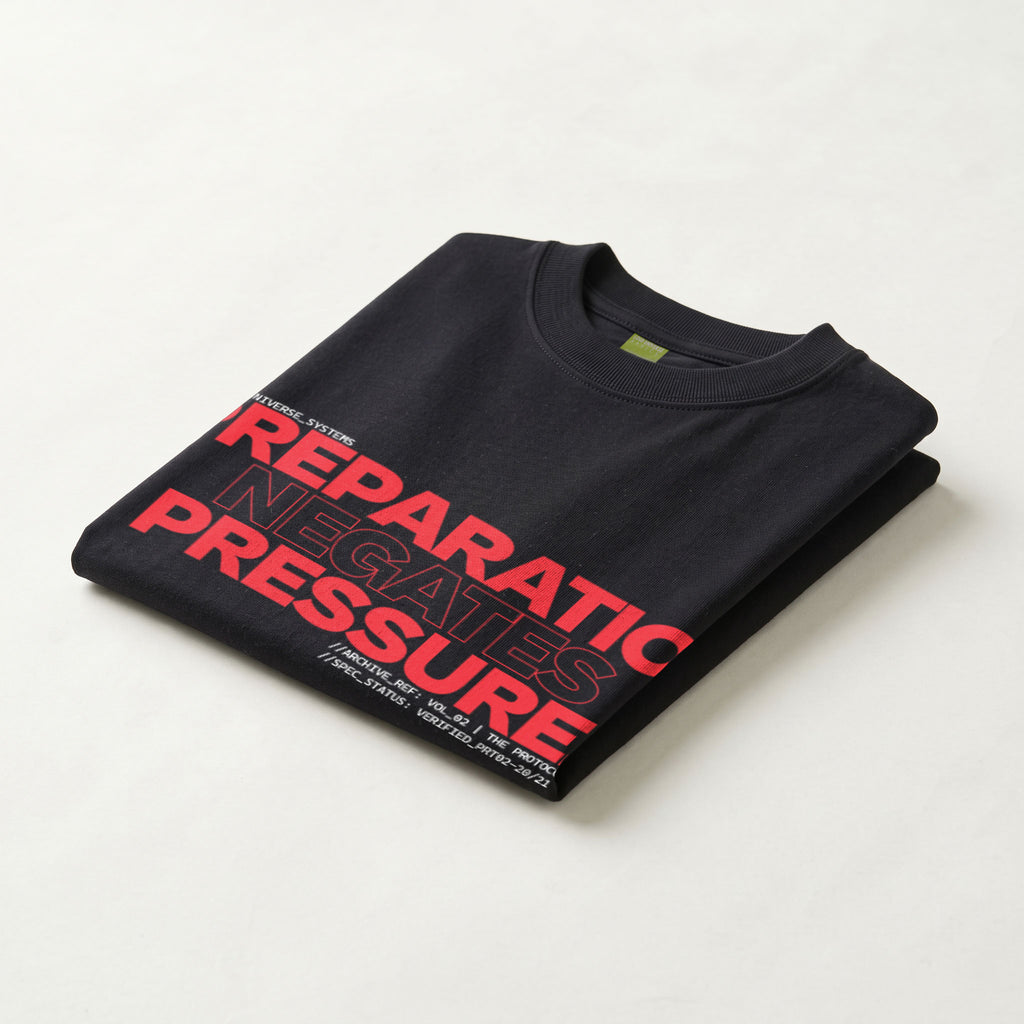 PREPARATION NEGATES PRESSURE | Unisex Regular Fit Minimalist T-Shirt | Vol. 2