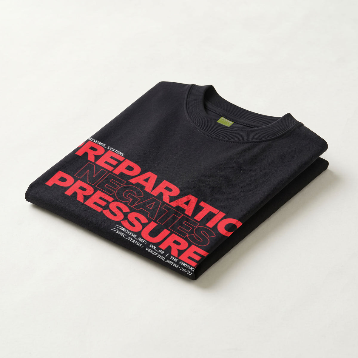PREPARATION NEGATES PRESSURE | Unisex Regular Fit Minimalist T-Shirt | Vol. 2