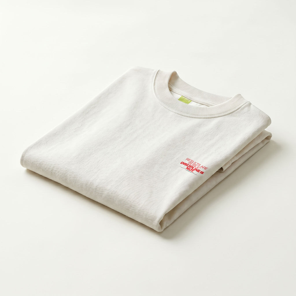 RESULTS ARE PUBLIC DISCIPLINE IS NOT | Unisex Oversized Heavyweight T-Shirt  | Vol. 2