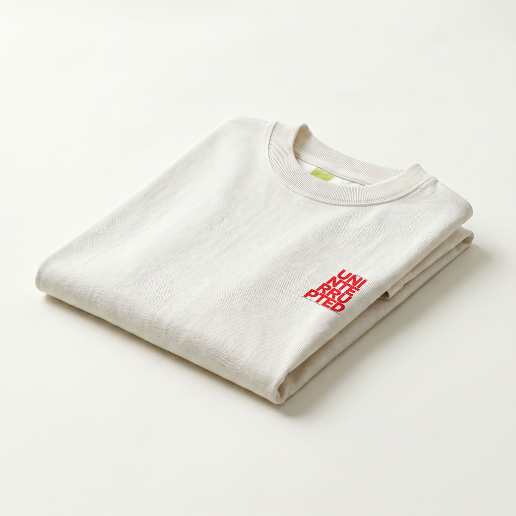 UNINTERRUPTED COMPOUNDING | Unisex Oversized Heavyweight T-Shirt  | Vol. 2