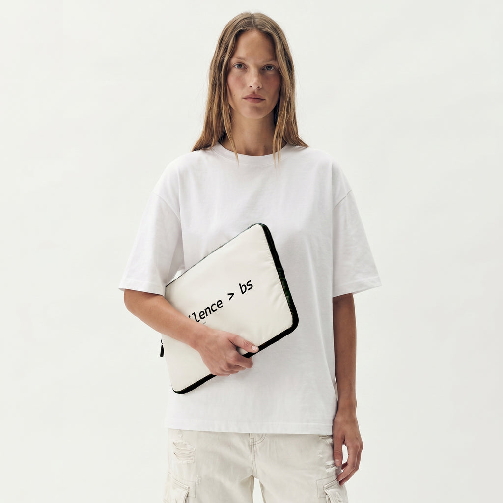 Laptop Sleeve | Silence > BS (MFT01-04) | Vol. 1: The Manifesto