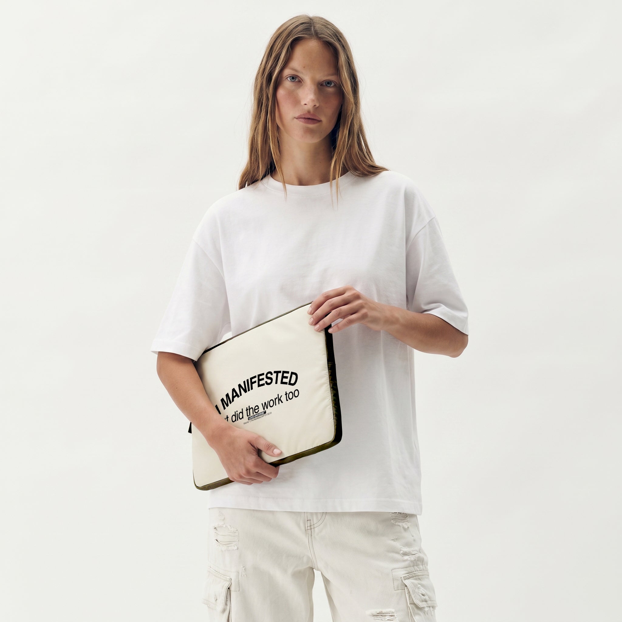 Laptop Sleeve  | I manifested, but I did the work too (MFT01-02) | Vol. 1: The Manifesto