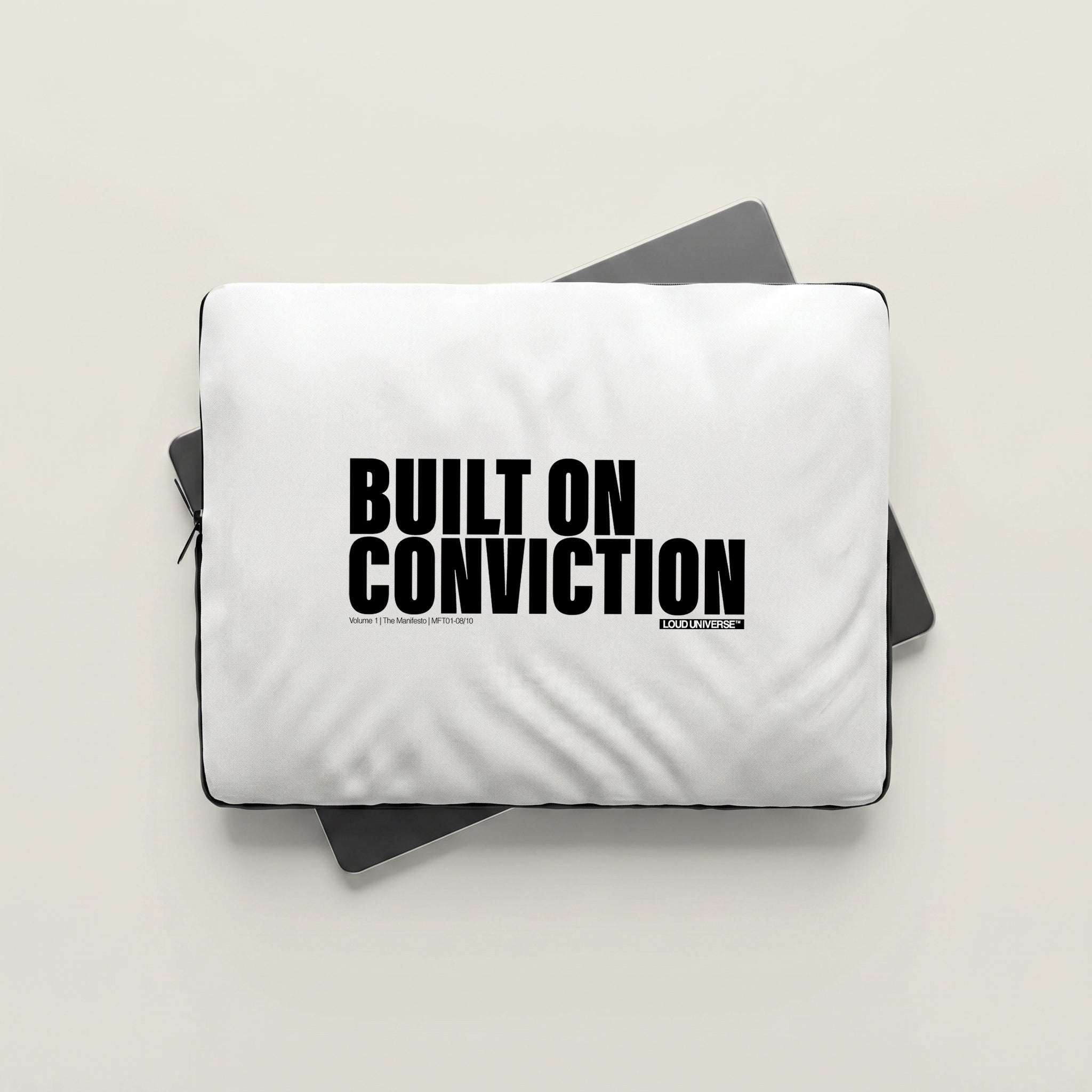 Laptop Sleeve | Built on conviction (MFT01-08) | Vol. 1: The Manifesto