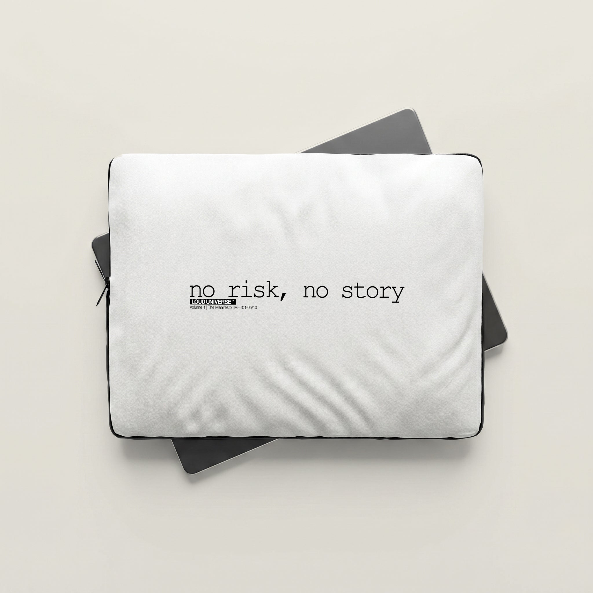 Laptop Sleeve | no risk, no story (MFT01-05) | Vol. 1: The Manifesto