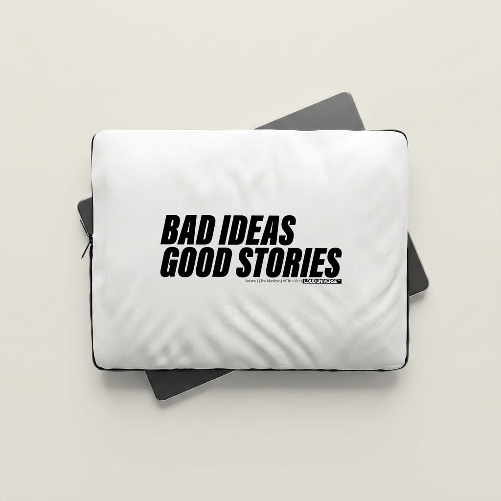 Laptop Sleeve | bad ideas, good stories (MFT01-07) | Vol. 1: The Manifesto