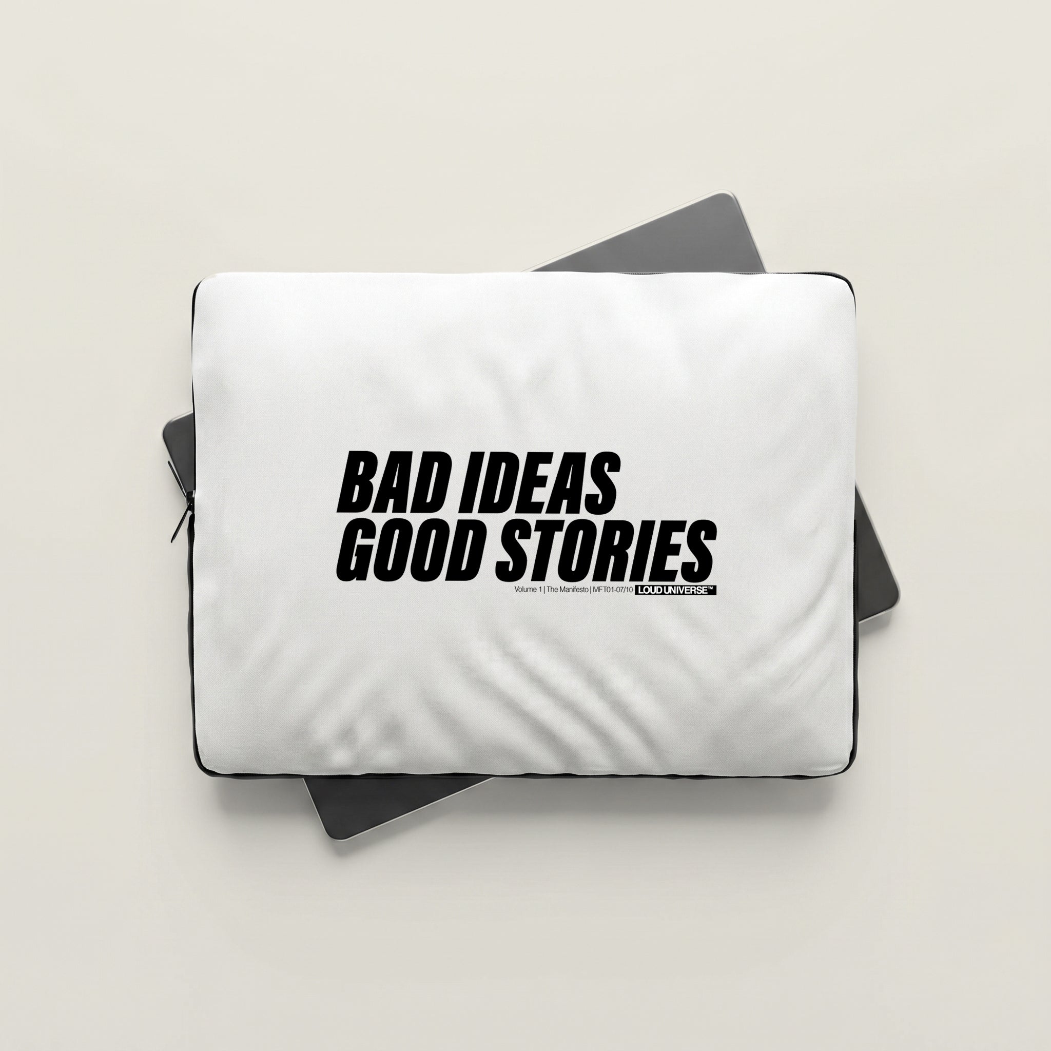 Laptop Sleeve | bad ideas, good stories (MFT01-07) | Vol. 1: The Manifesto