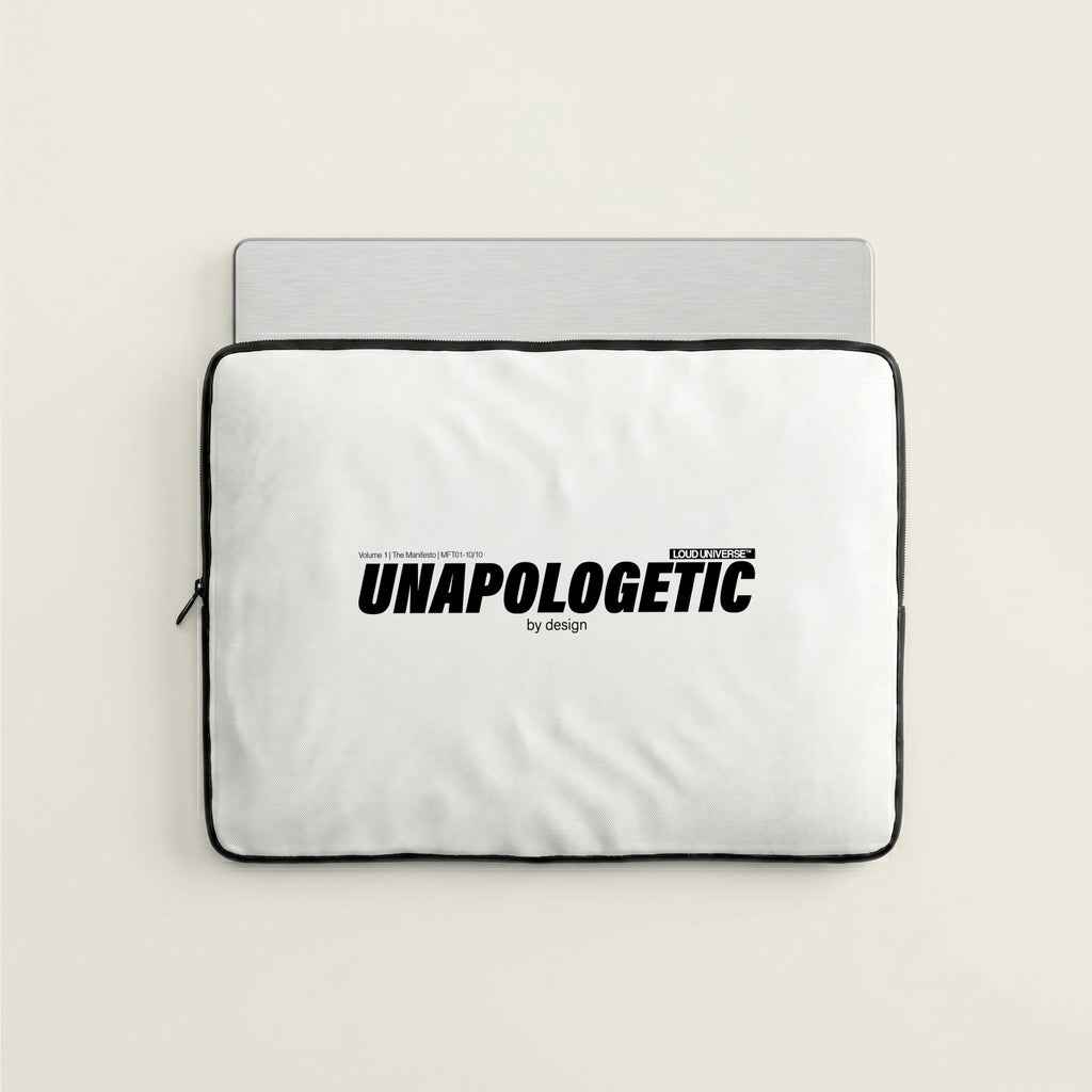 Laptop Sleeve | unapologetic by design (MFT01-10) | Vol. 1: The Manifesto