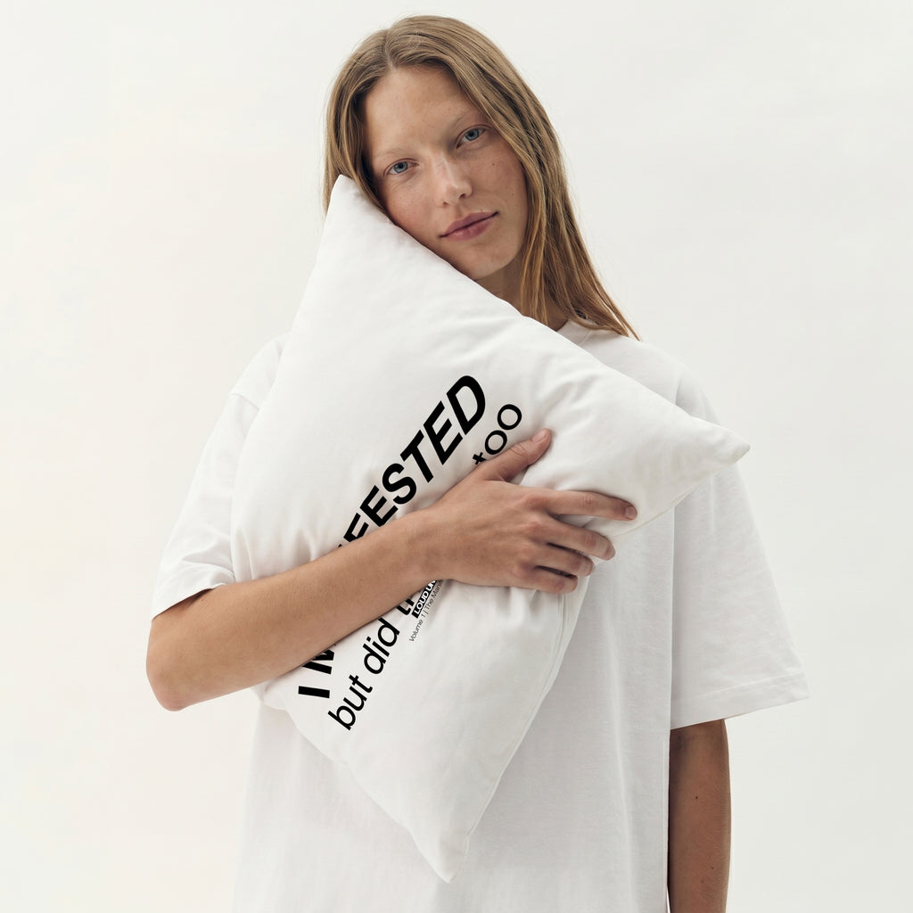 Throw Pillow | I manifested, but I did the work too (MFT01-02) | Vol. 1: The Manifesto