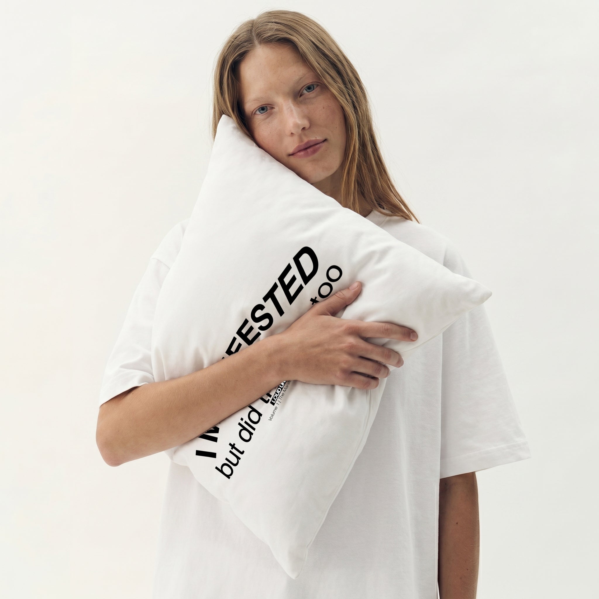 Throw Pillow | I manifested, but I did the work too (MFT01-02) | Vol. 1: The Manifesto