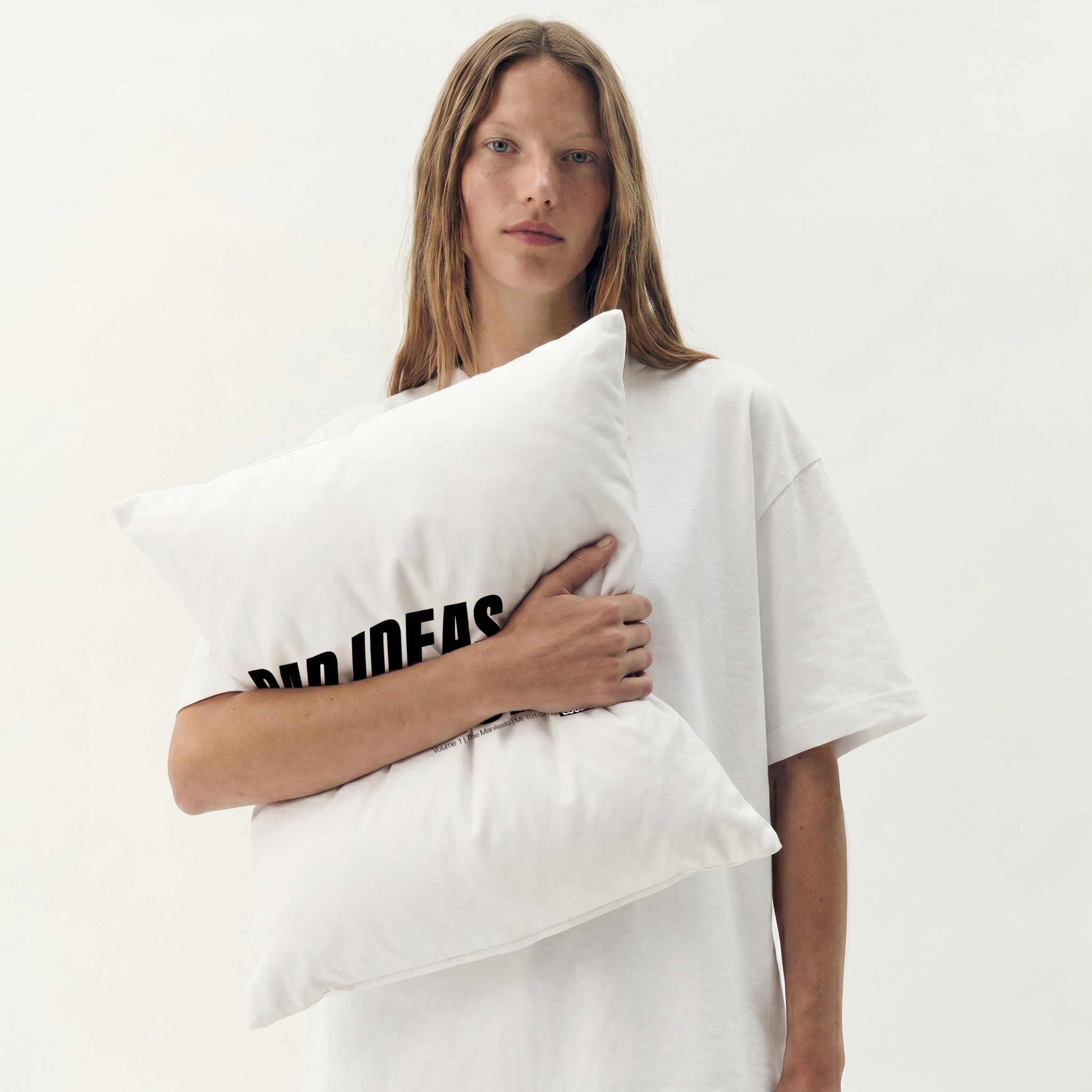 Throw Pillow | bad ideas, good stories (MFT01-07) | Vol. 1: The Manifesto