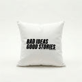 Throw Pillow | bad ideas, good stories (MFT01-07) | Vol. 1: The Manifesto