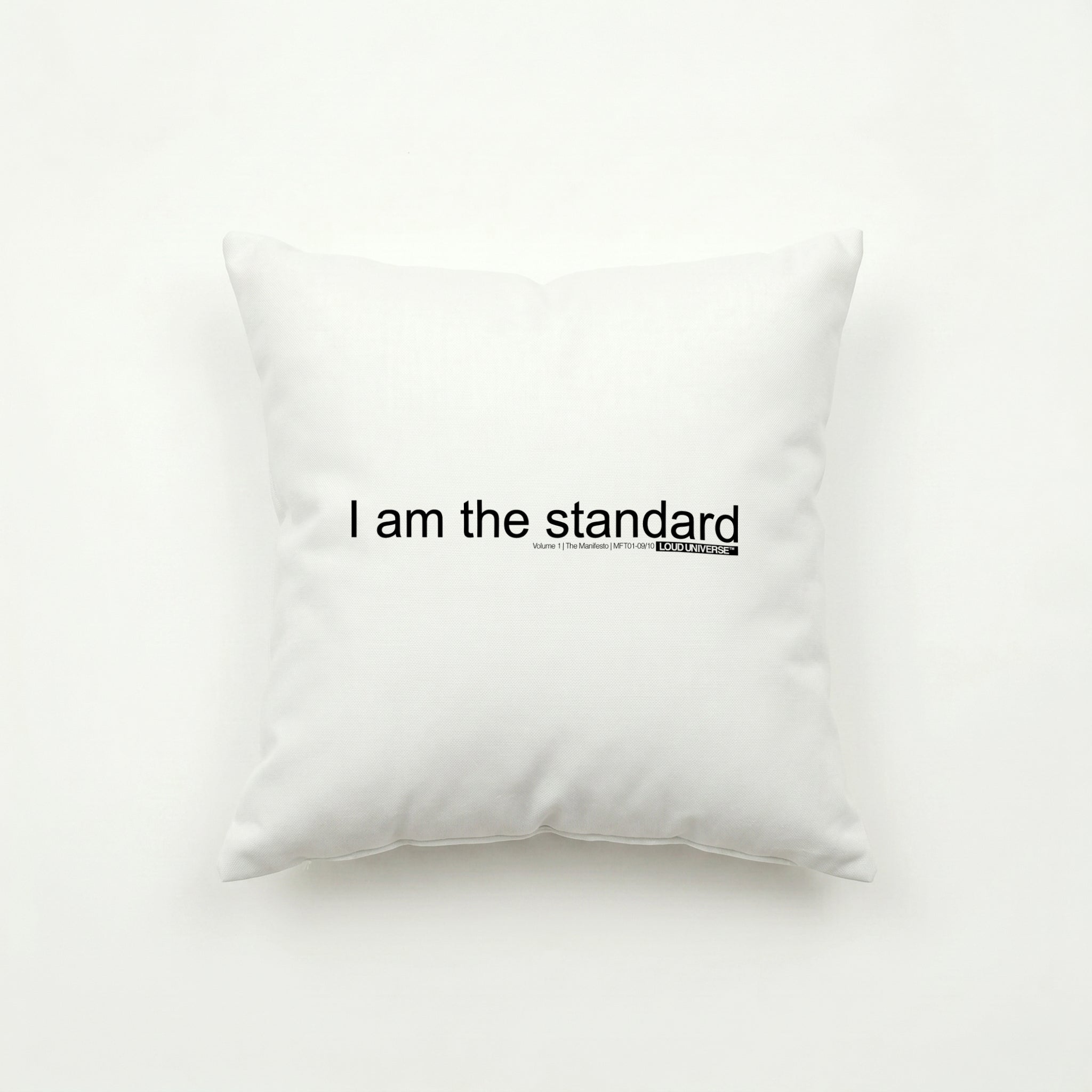 Throw Pillow | I am the standard (MFT01-09) | Vol. 1: The Manifesto