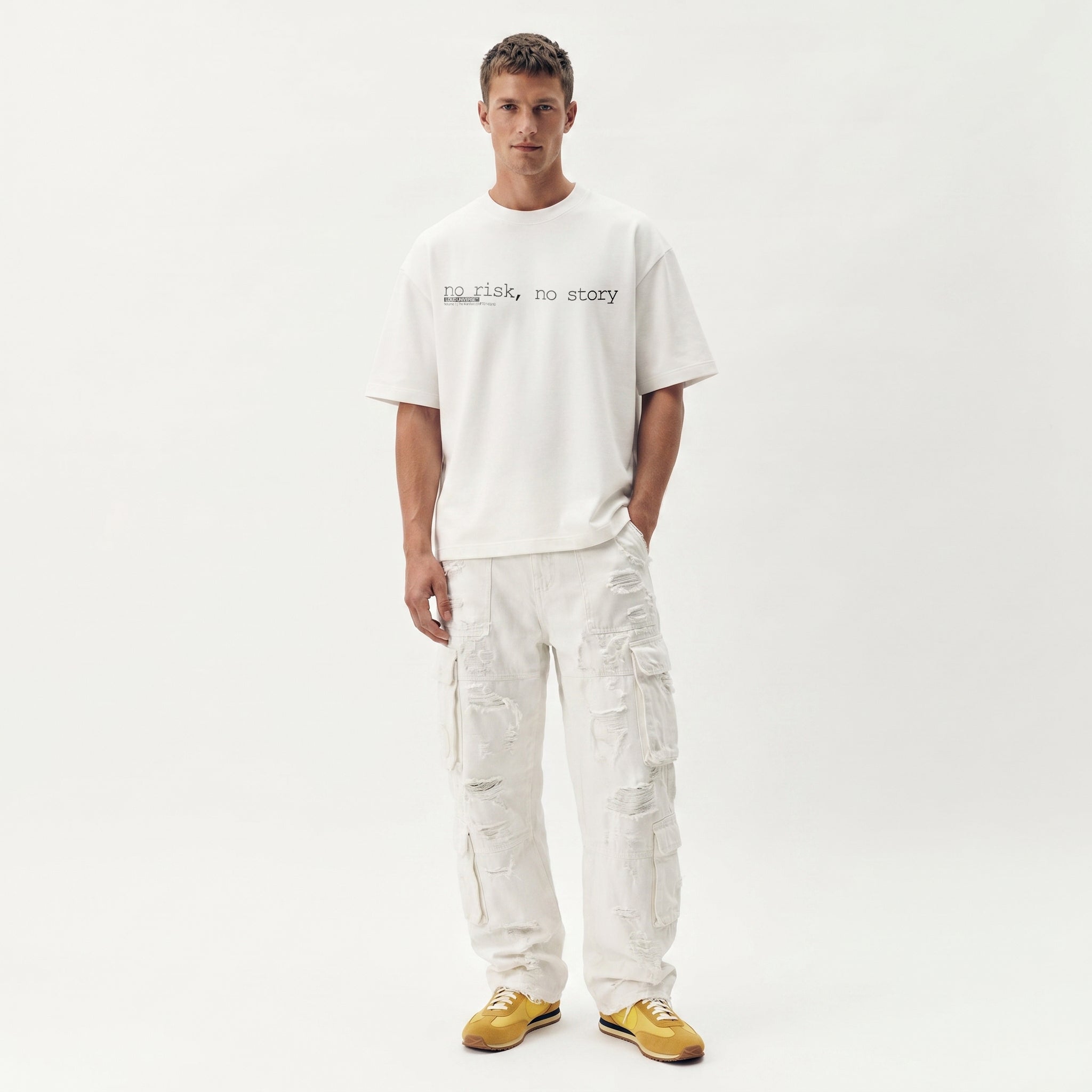 T-Shirt | no risk, no story (MFT01-05) | Vol. 1: The Manifesto