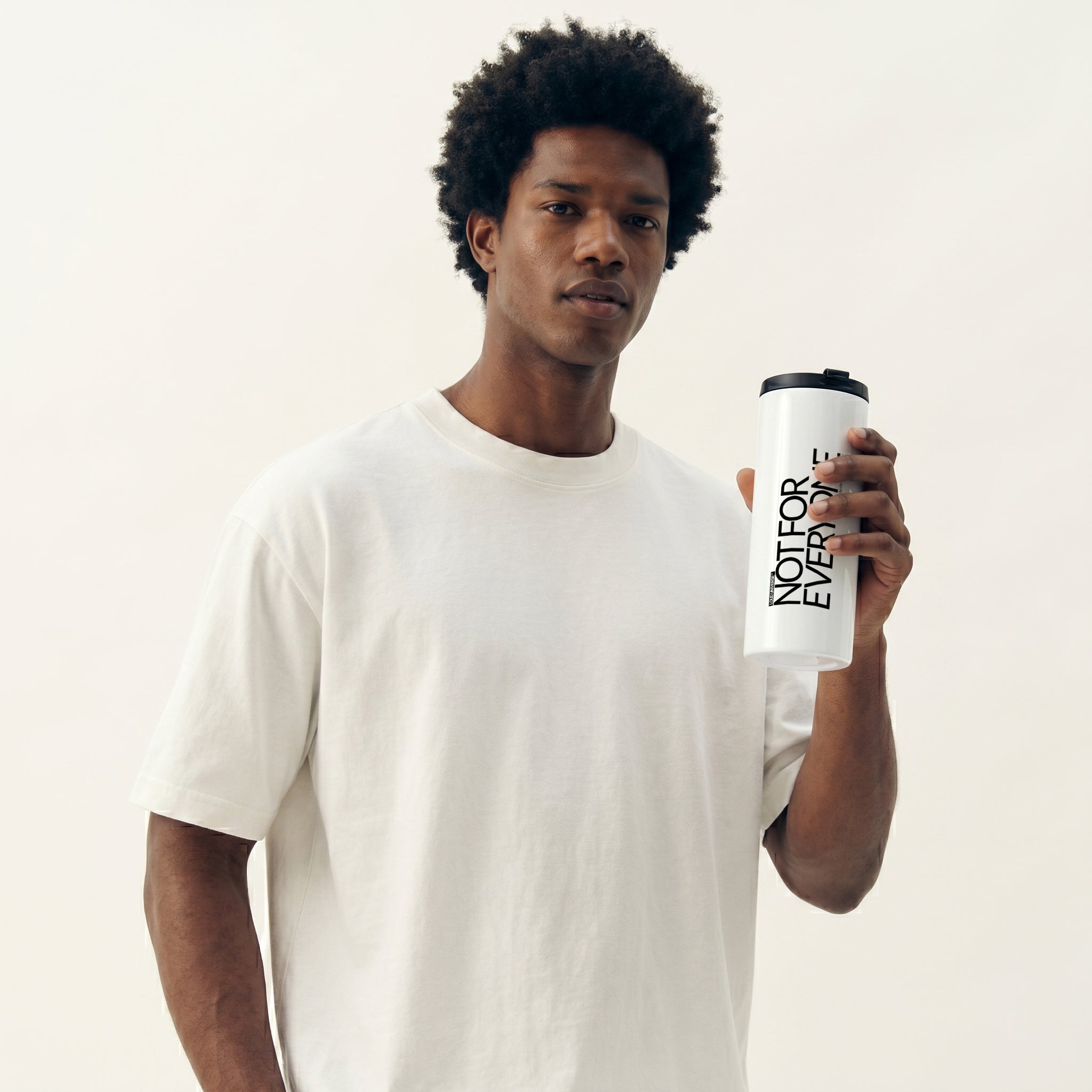 Straight White Tumbler | Not For Everyone (MFT01-01) | Vol. 1: The Manifesto