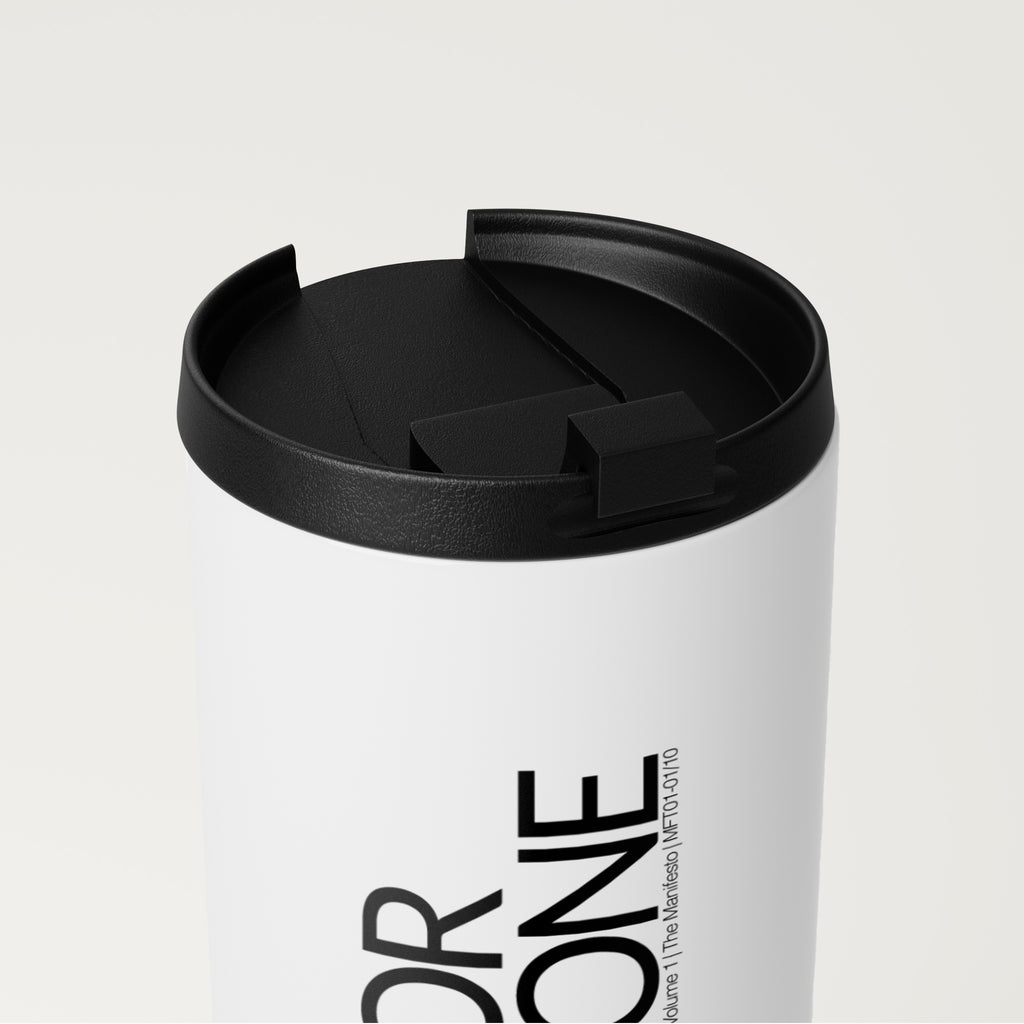 Straight White Tumbler | Not For Everyone (MFT01-01) | Vol. 1: The Manifesto