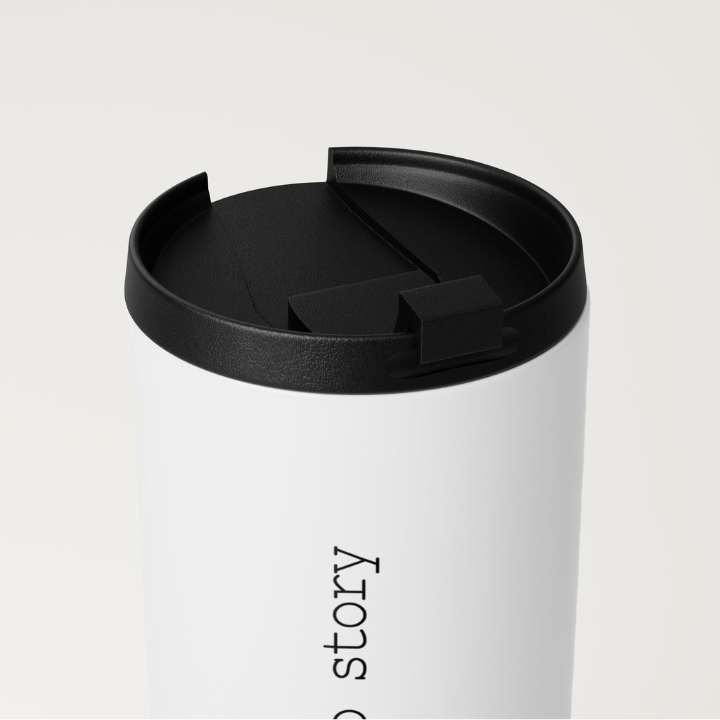 Straight White Tumbler | no risk, no story (MFT01-05) | Vol. 1: The Manifesto