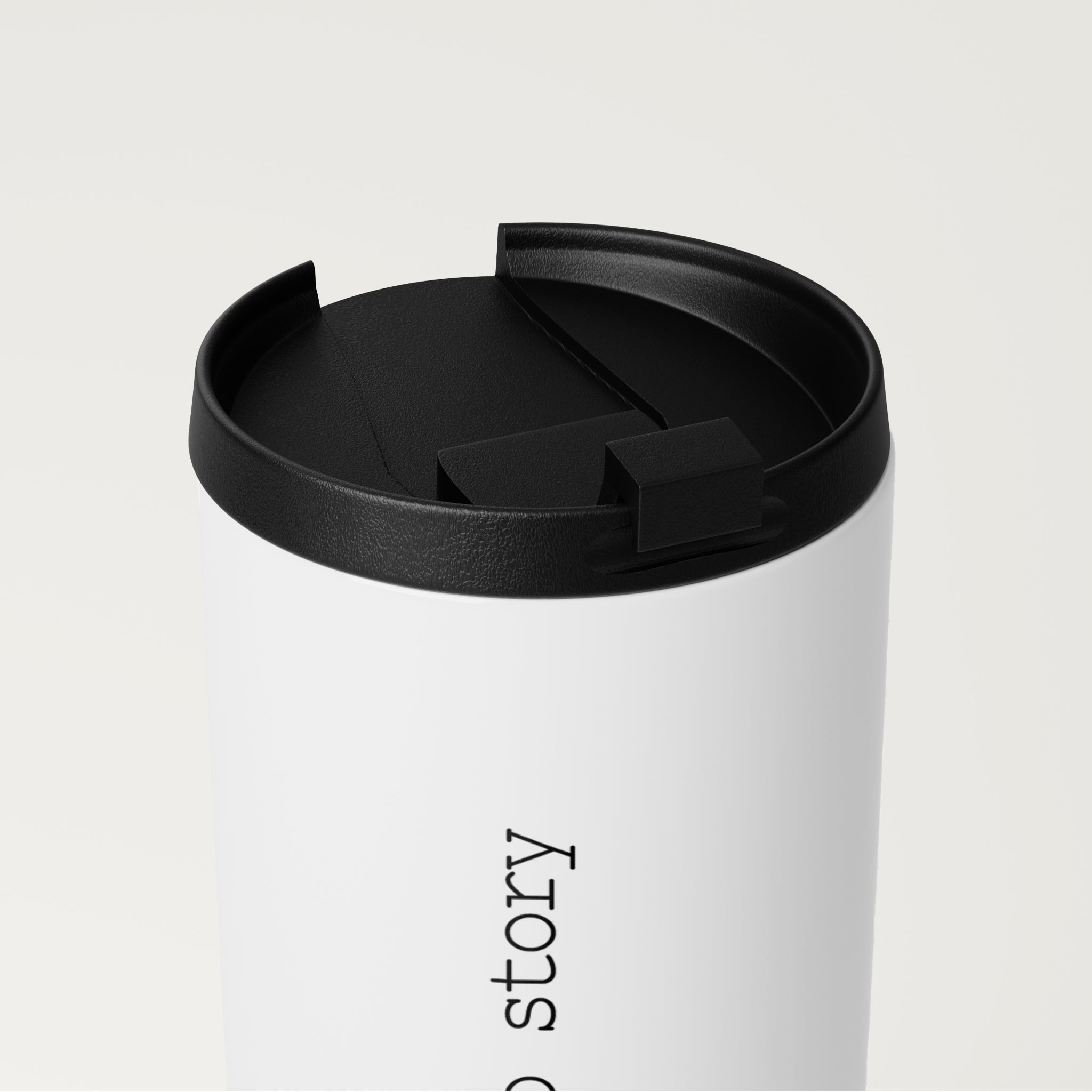 Straight White Tumbler | no risk, no story (MFT01-05) | Vol. 1: The Manifesto