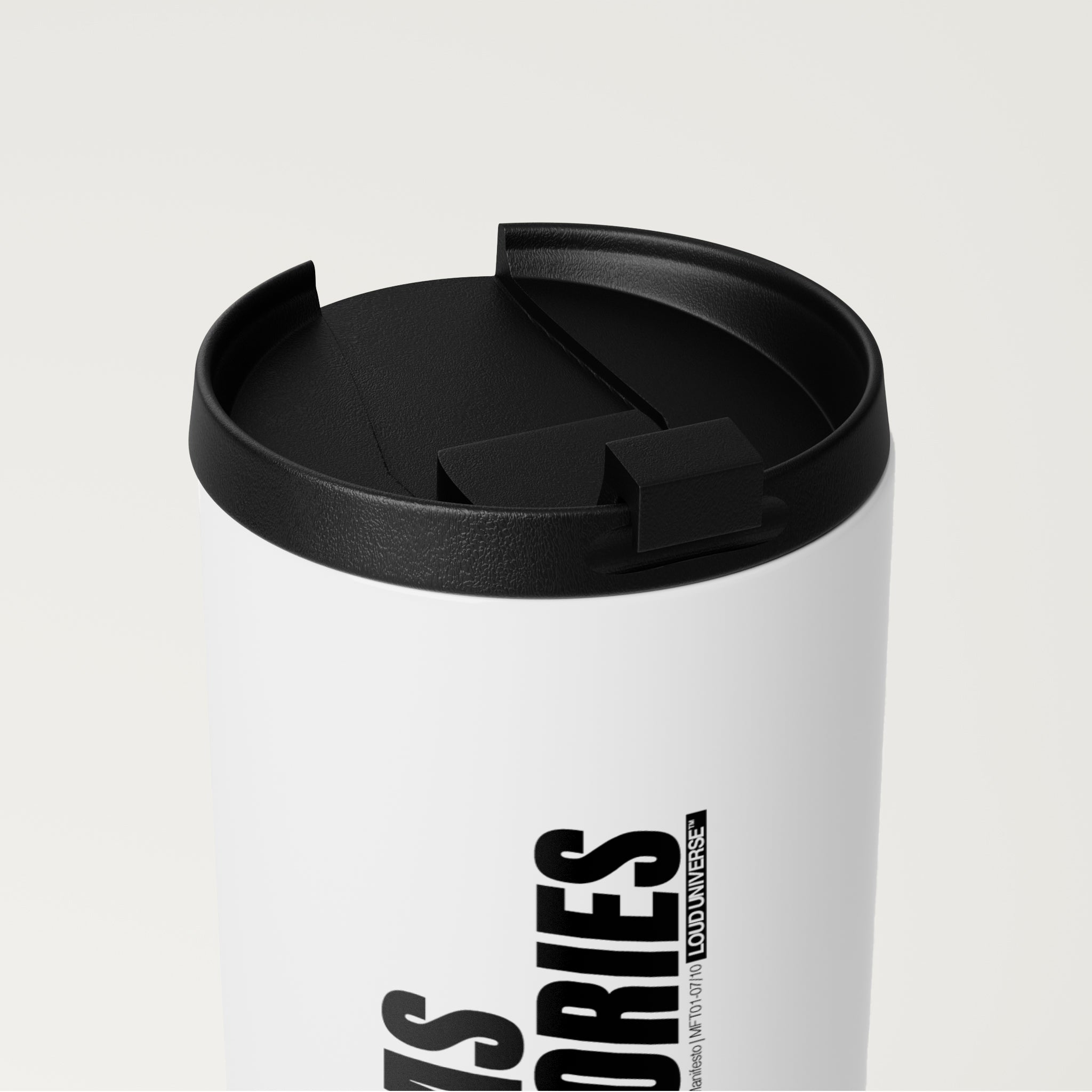 Straight White Tumbler | bad ideas, good stories (MFT01-07) | Vol. 1: The Manifesto