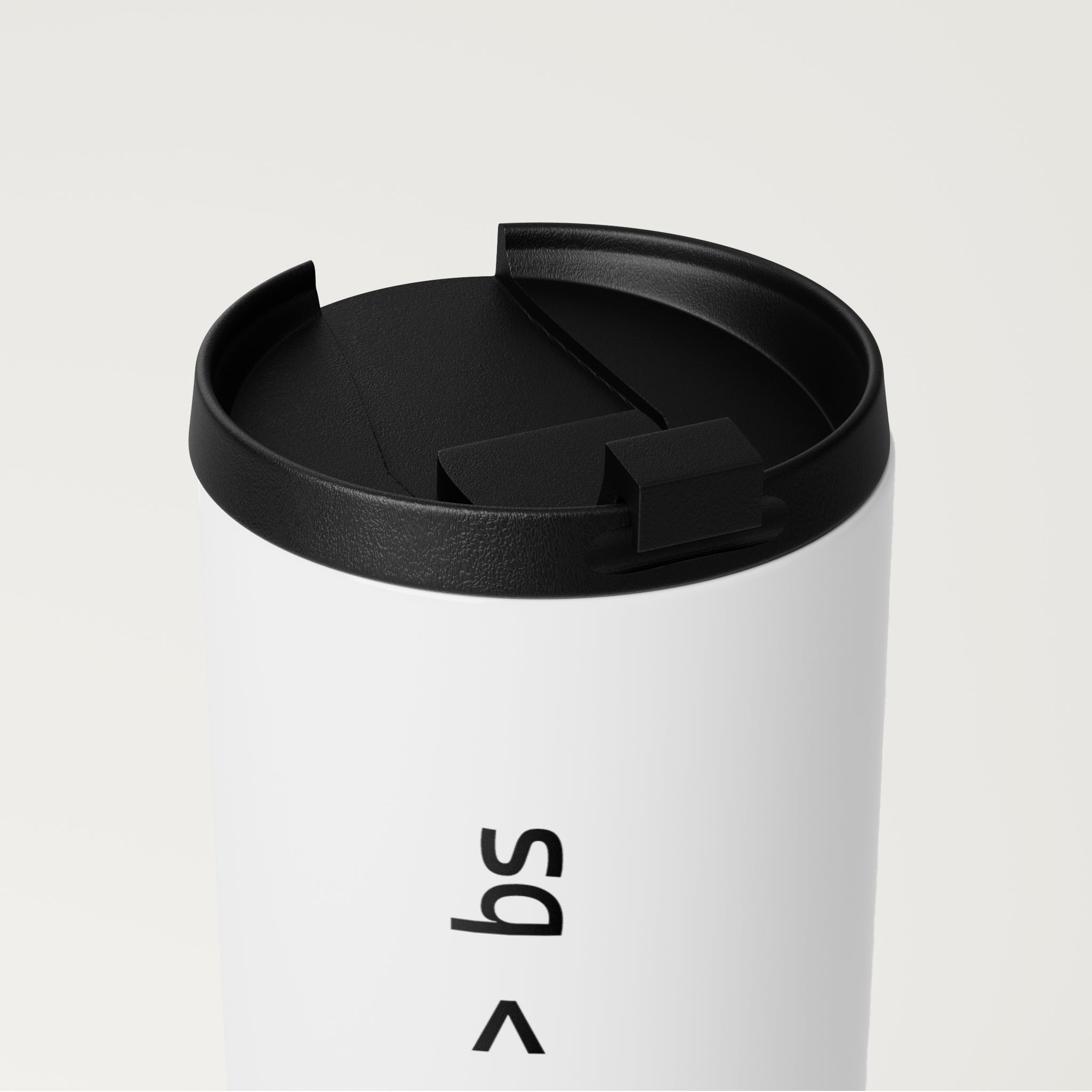 Straight White Tumbler | Silence > BS (MFT01-04) | Vol. 1: The Manifesto