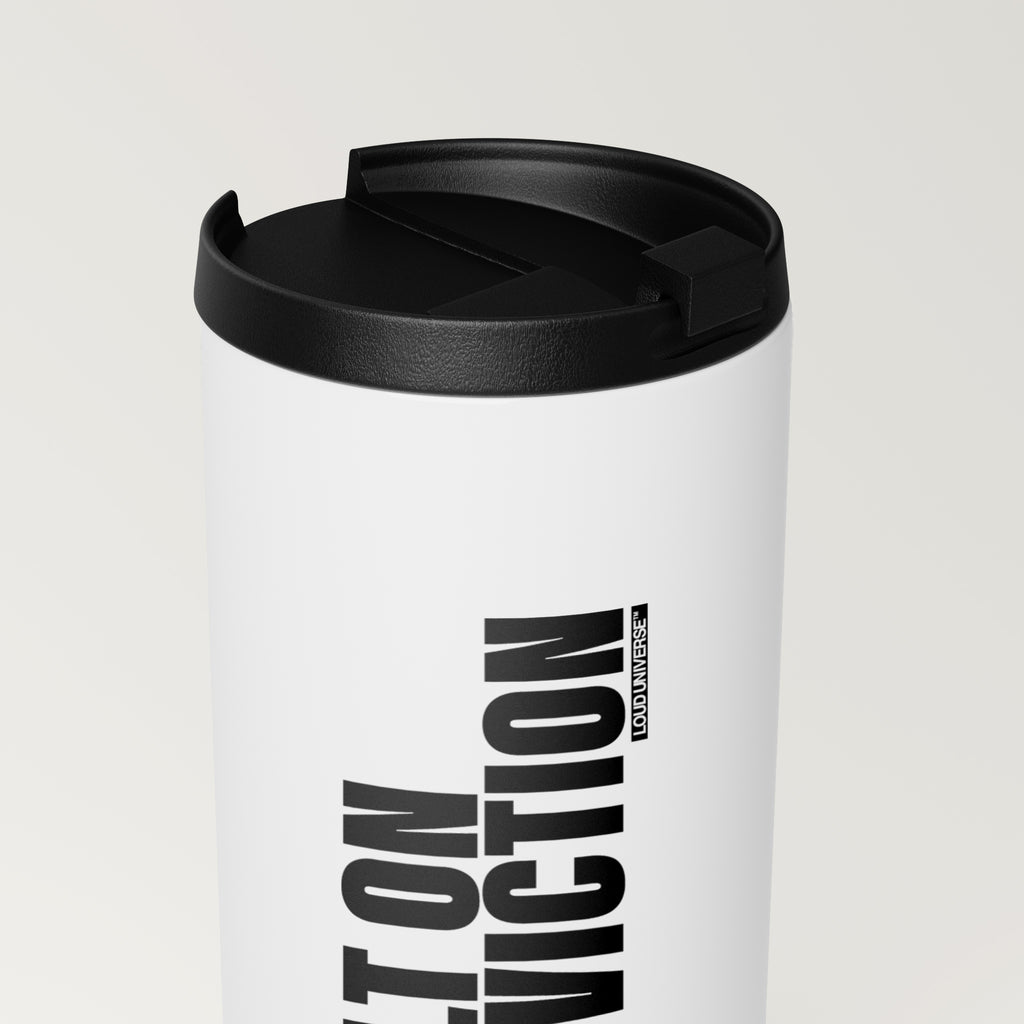 Straight White Tumbler | Built on conviction (MFT01-08) | Vol. 1: The Manifesto