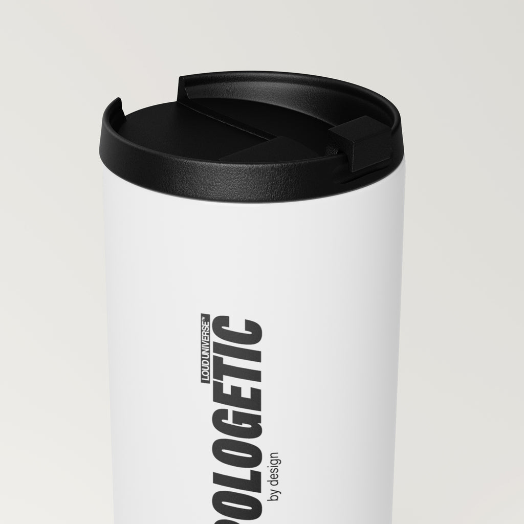Straight White Tumbler | unapologetic by design (MFT01-10) | Vol. 1: The Manifesto
