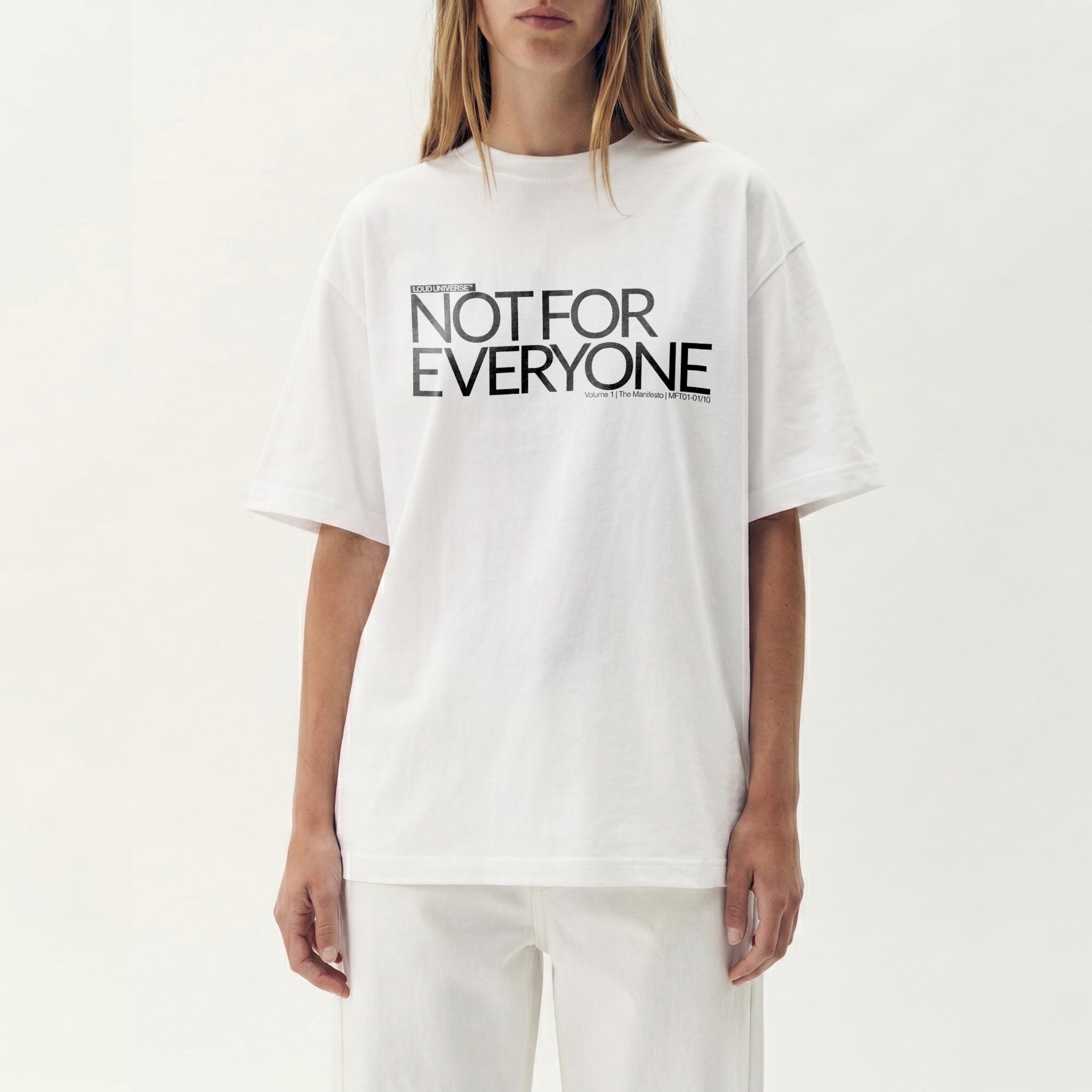 T-Shirt | Not For Everyone (MFT01-01) | Vol. 1: The Manifesto