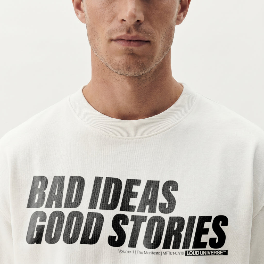 T-Shirt | bad ideas, good stories (MFT01-07) | Vol. 1: The Manifesto
