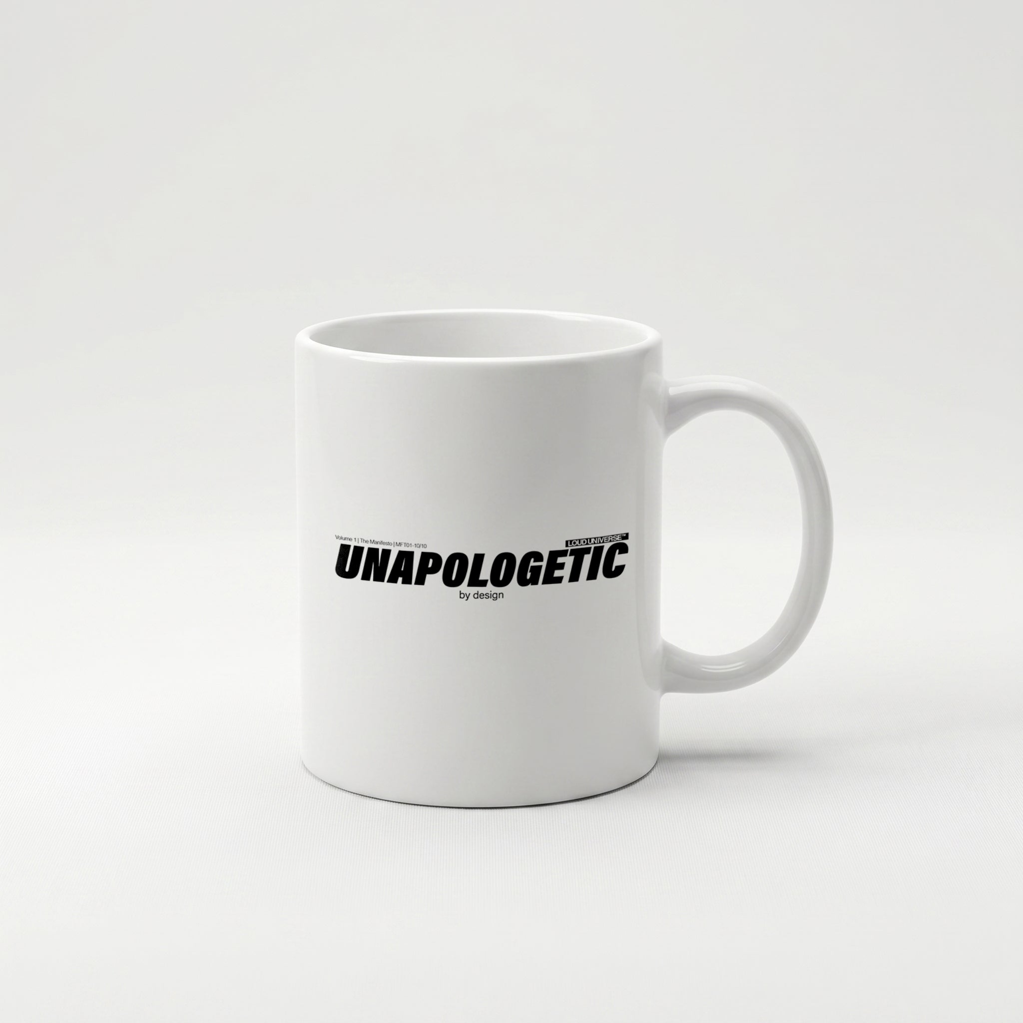 Coffee Mug | unapologetic by design (MFT01-10) | Vol. 1: The Manifesto