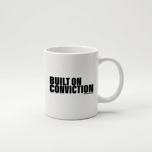 Coffee Mug | Built on conviction (MFT01-08) | Vol. 1: The Manifesto