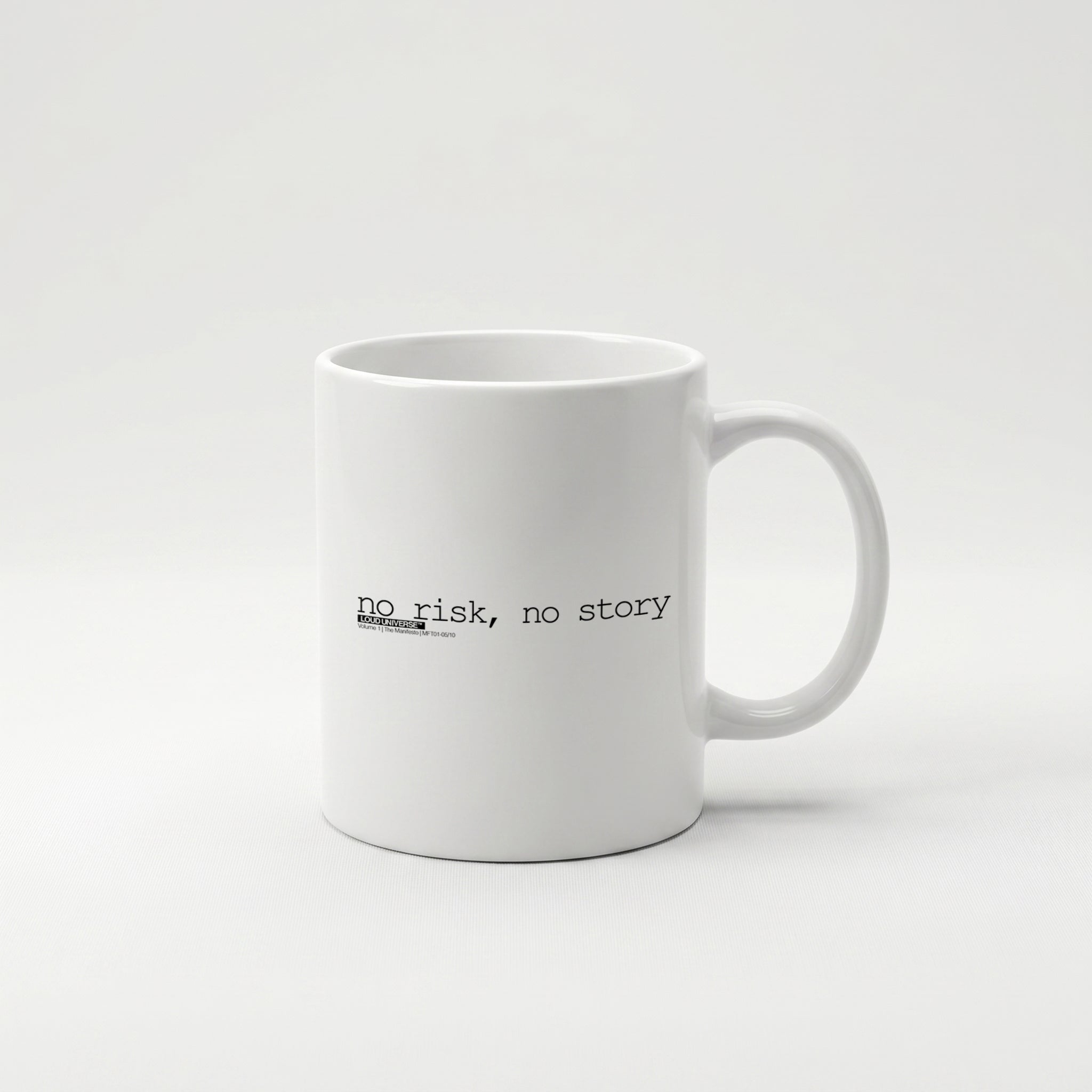 Coffee Mug | no risk, no story (MFT01-05) | Vol. 1: The Manifesto