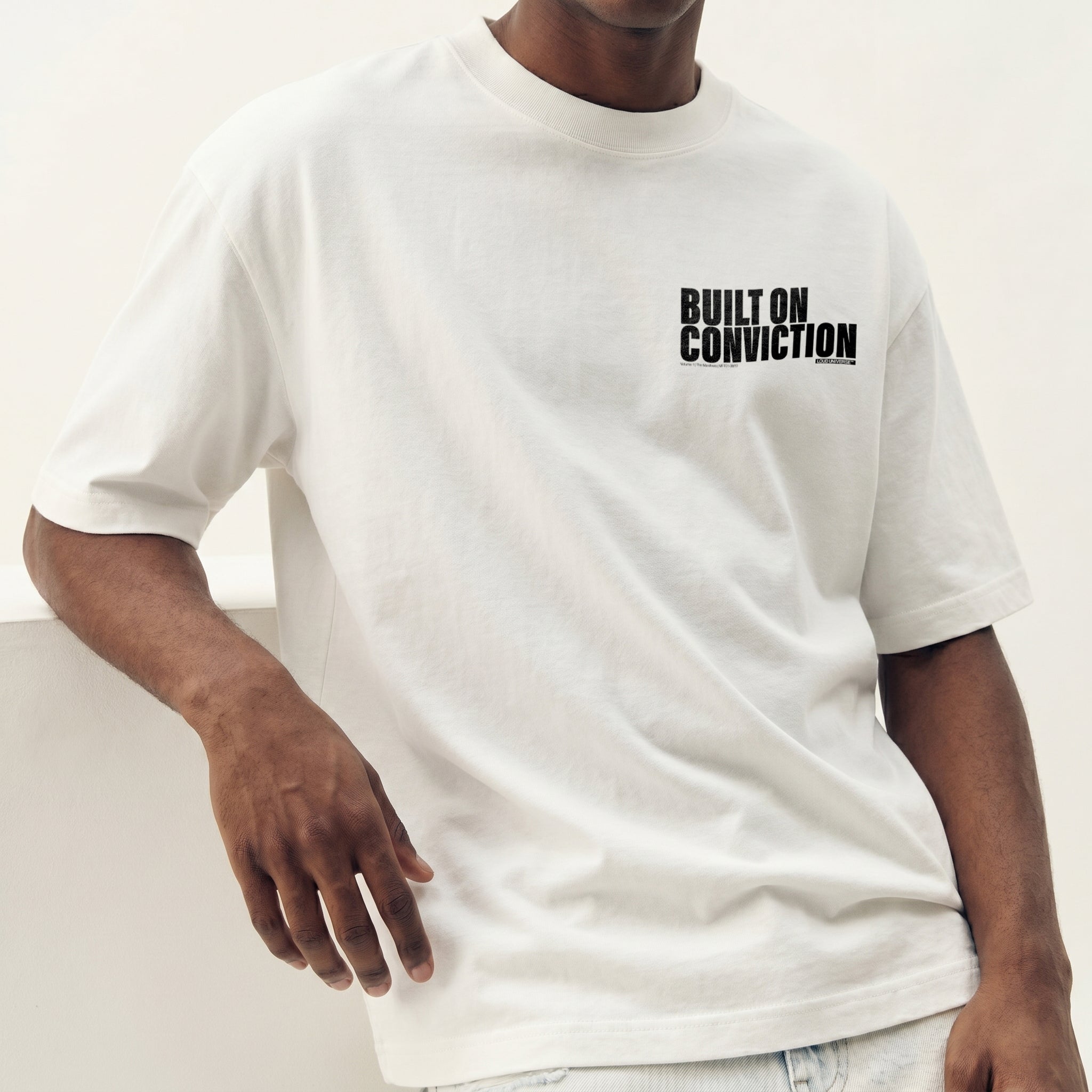 T-Shirt | Built on conviction (MFT01-08) | Vol. 1: The Manifesto