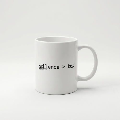 Coffee Mug | Silence > BS (MFT01-04) | Vol. 1: The Manifesto