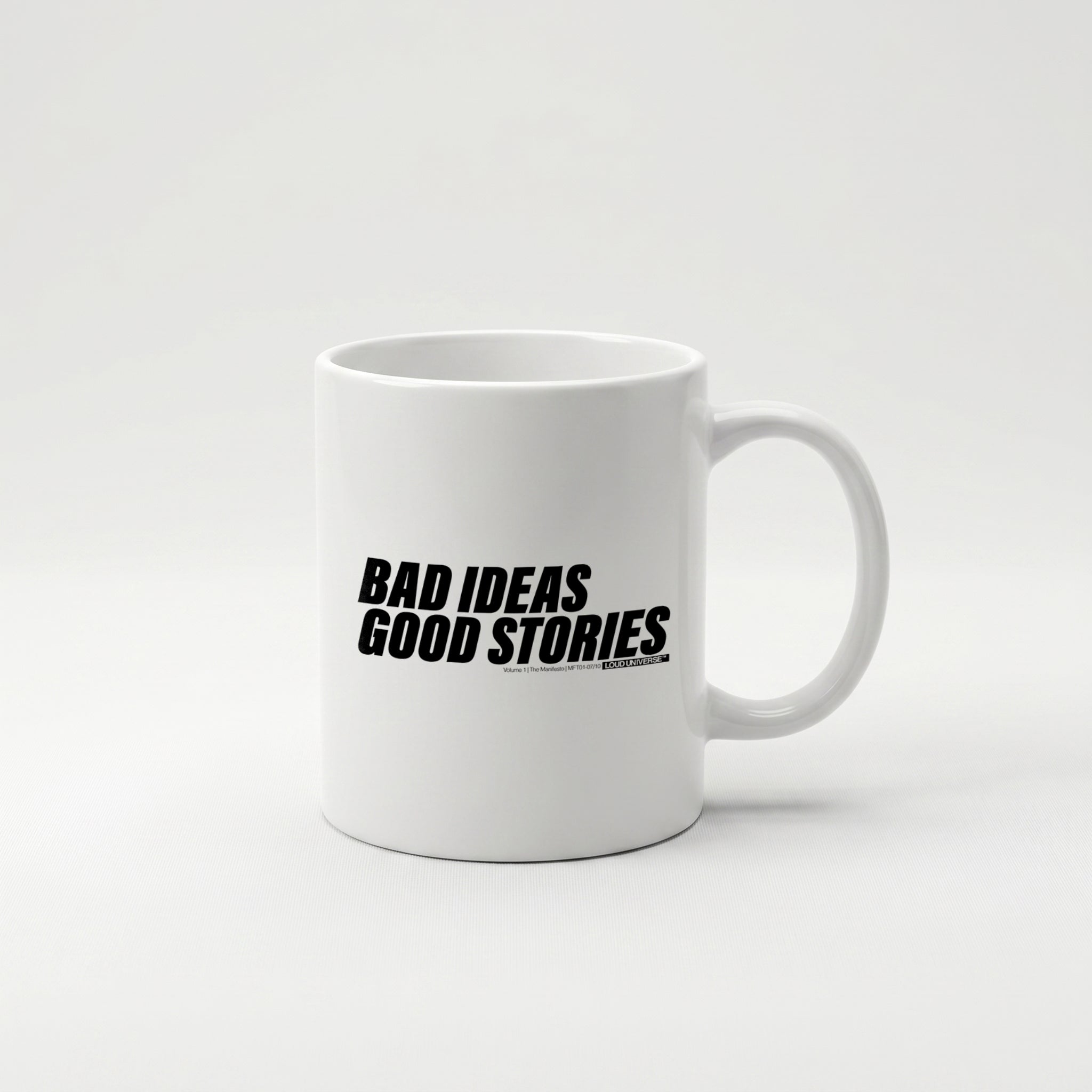 Coffee Mug | bad ideas, good stories (MFT01-07) | Vol. 1: The Manifesto