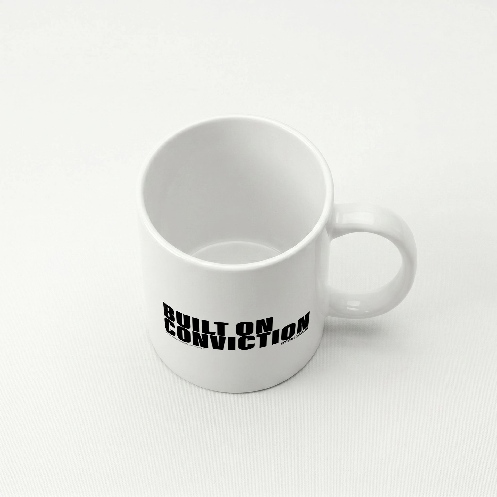 Coffee Mug | Built on conviction (MFT01-08) | Vol. 1: The Manifesto