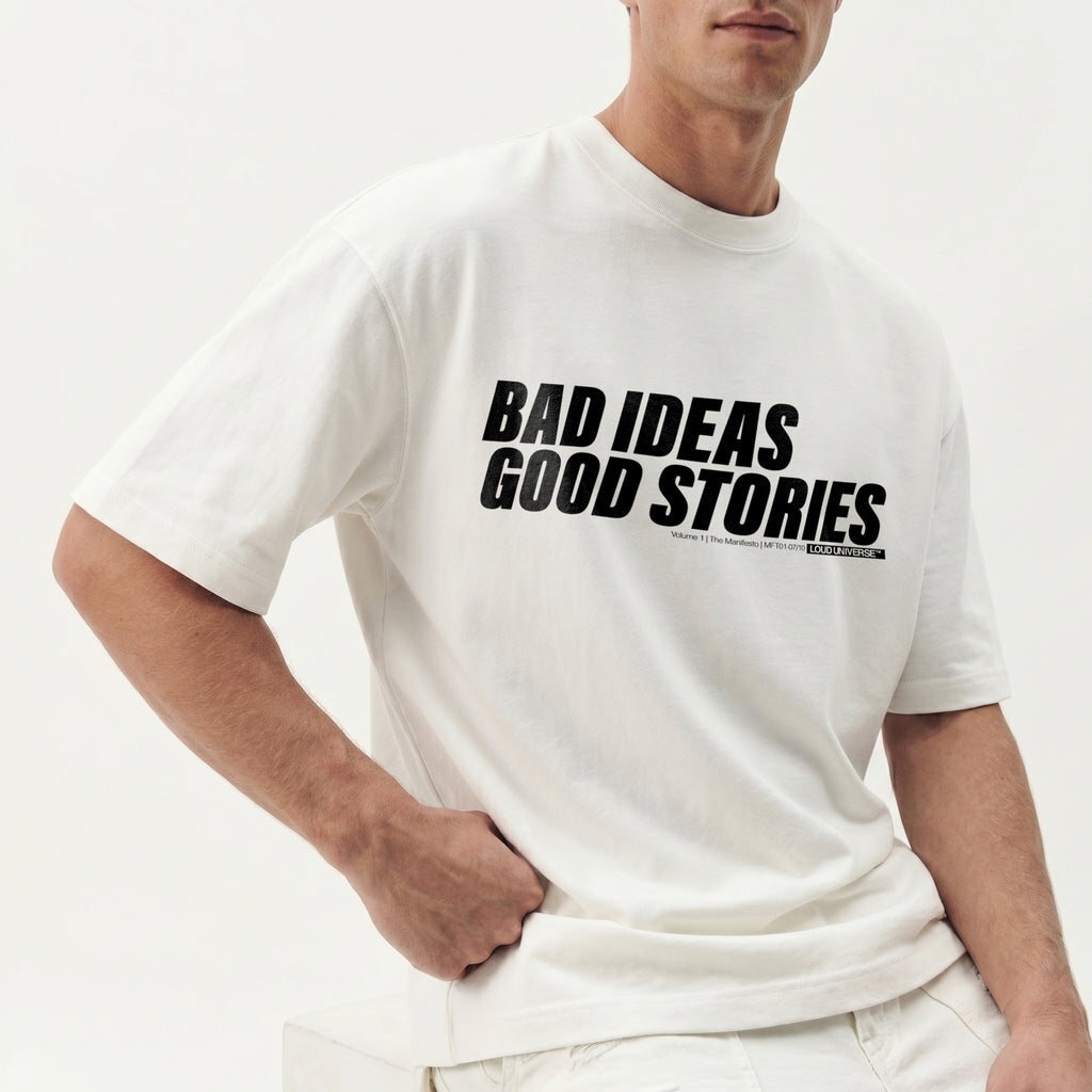 T-Shirt | bad ideas, good stories (MFT01-07) | Vol. 1: The Manifesto