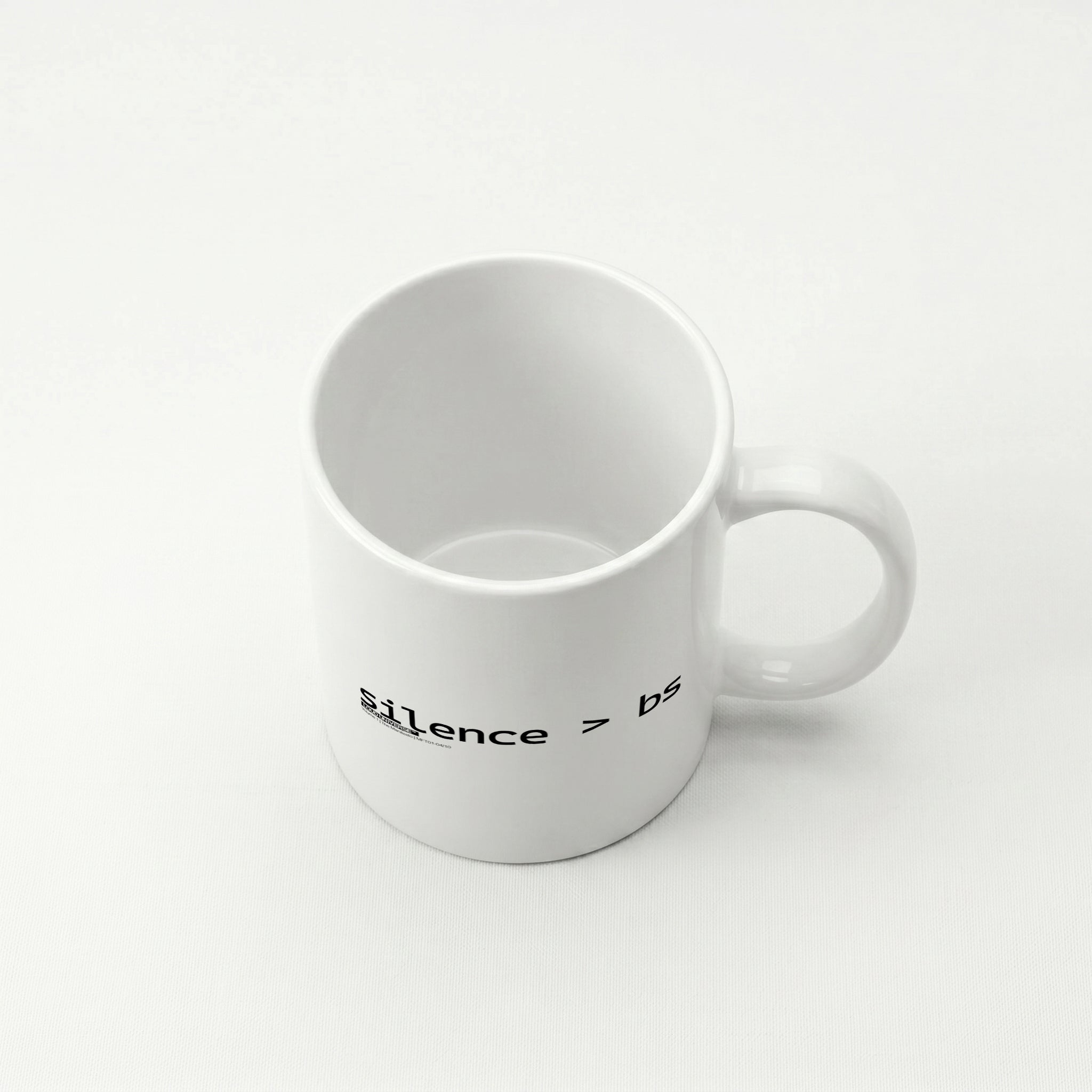 Coffee Mug | Silence > BS (MFT01-04) | Vol. 1: The Manifesto