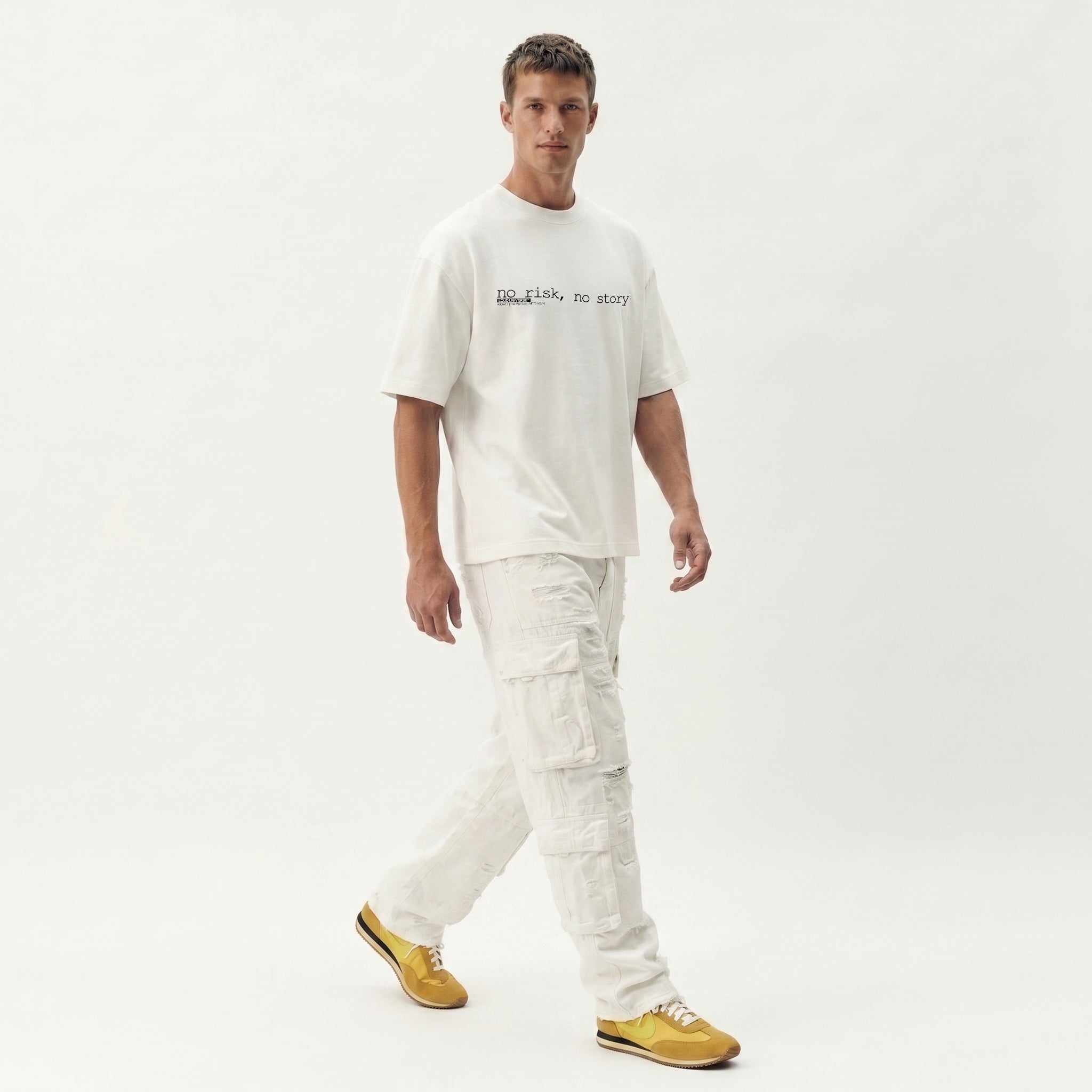 T-Shirt | no risk, no story (MFT01-05) | Vol. 1: The Manifesto
