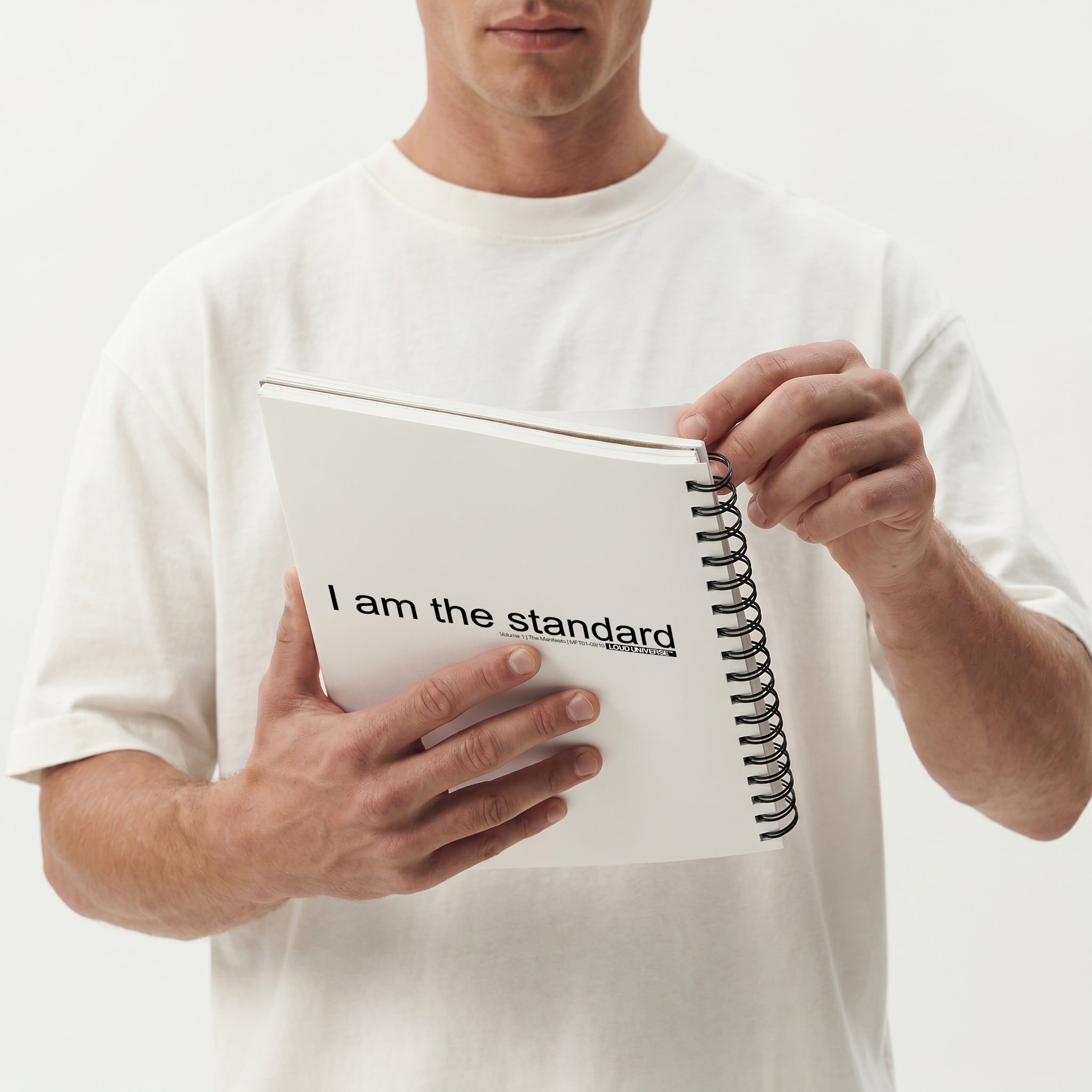 Spiral Notebook | I am the standard (MFT01-09) | Vol. 1: The Manifesto