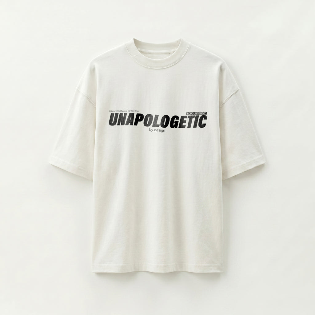 T-Shirt | unapologetic by design (MFT01-10) | Vol. 1: The Manifesto