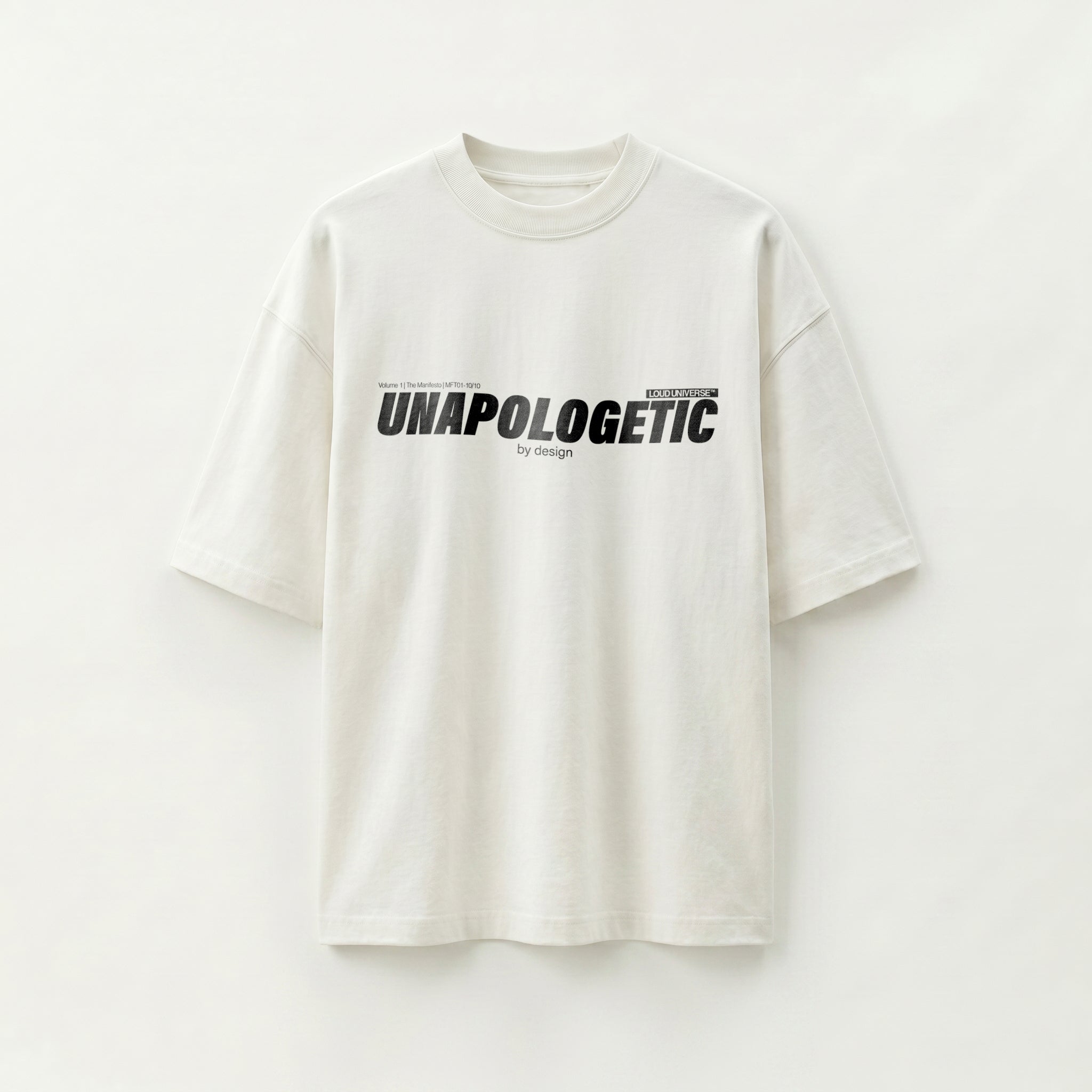 T-Shirt | unapologetic by design (MFT01-10) | Vol. 1: The Manifesto