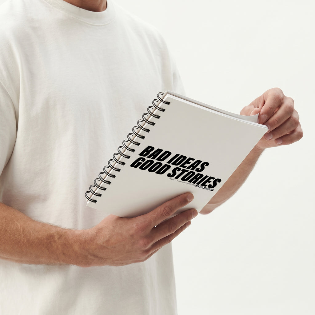 Spiral Notebook | bad ideas, good stories (MFT01-07) | Vol. 1: The Manifesto
