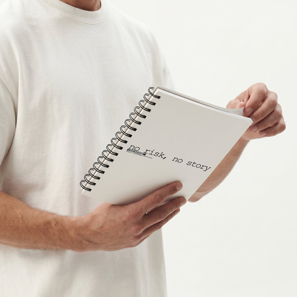 Spiral Notebook | no risk, no story (MFT01-05) | Vol. 1: The Manifesto