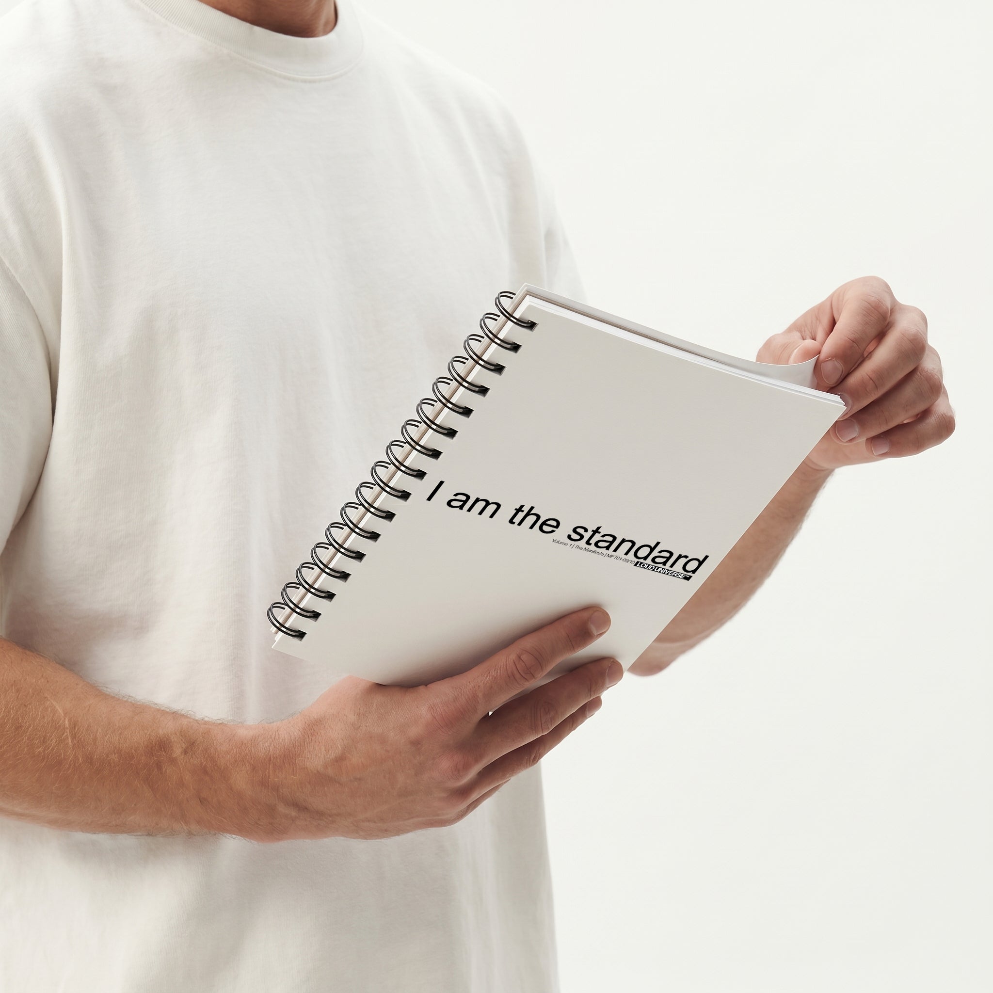 Spiral Notebook | I am the standard (MFT01-09) | Vol. 1: The Manifesto