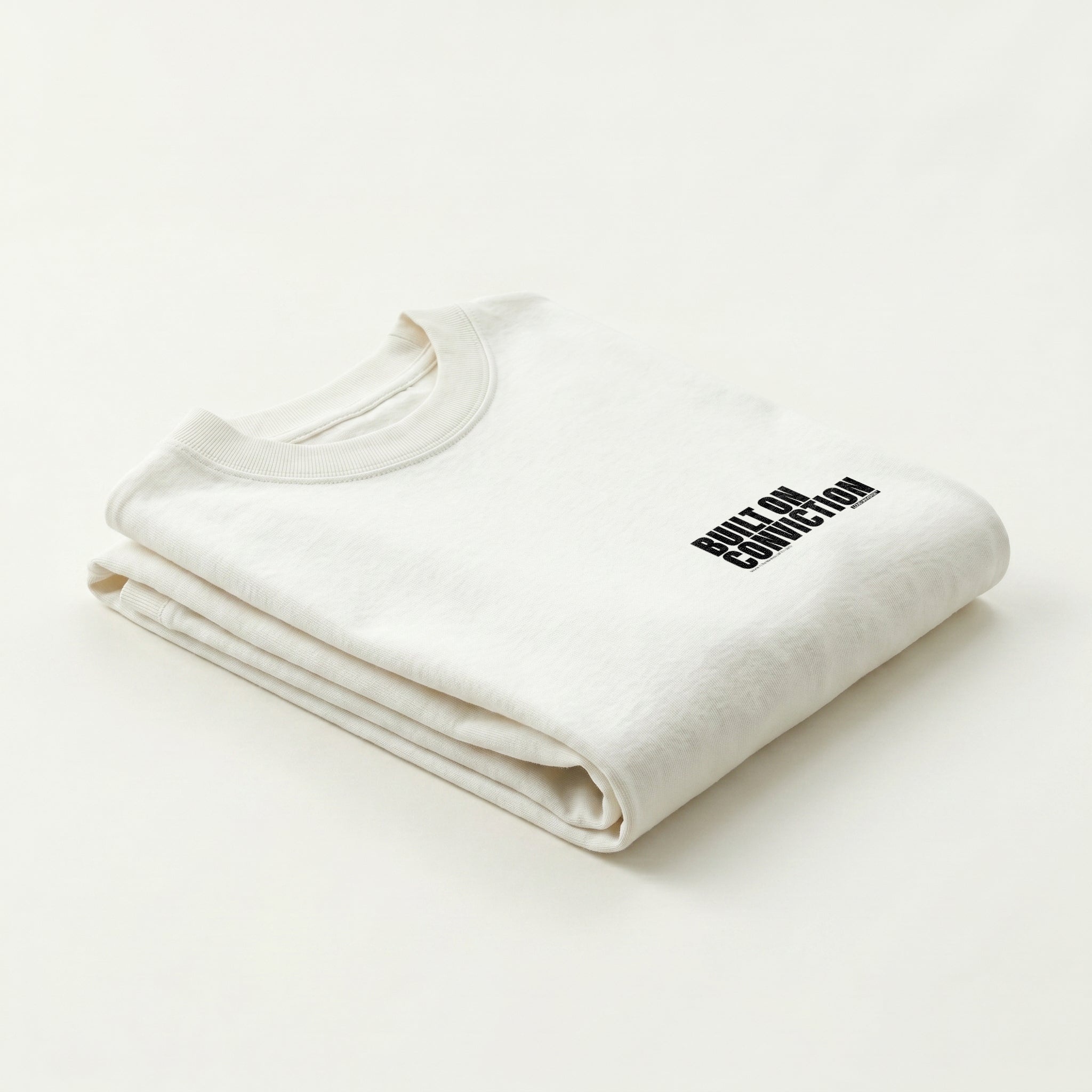 T-Shirt | Built on conviction (MFT01-08) | Vol. 1: The Manifesto