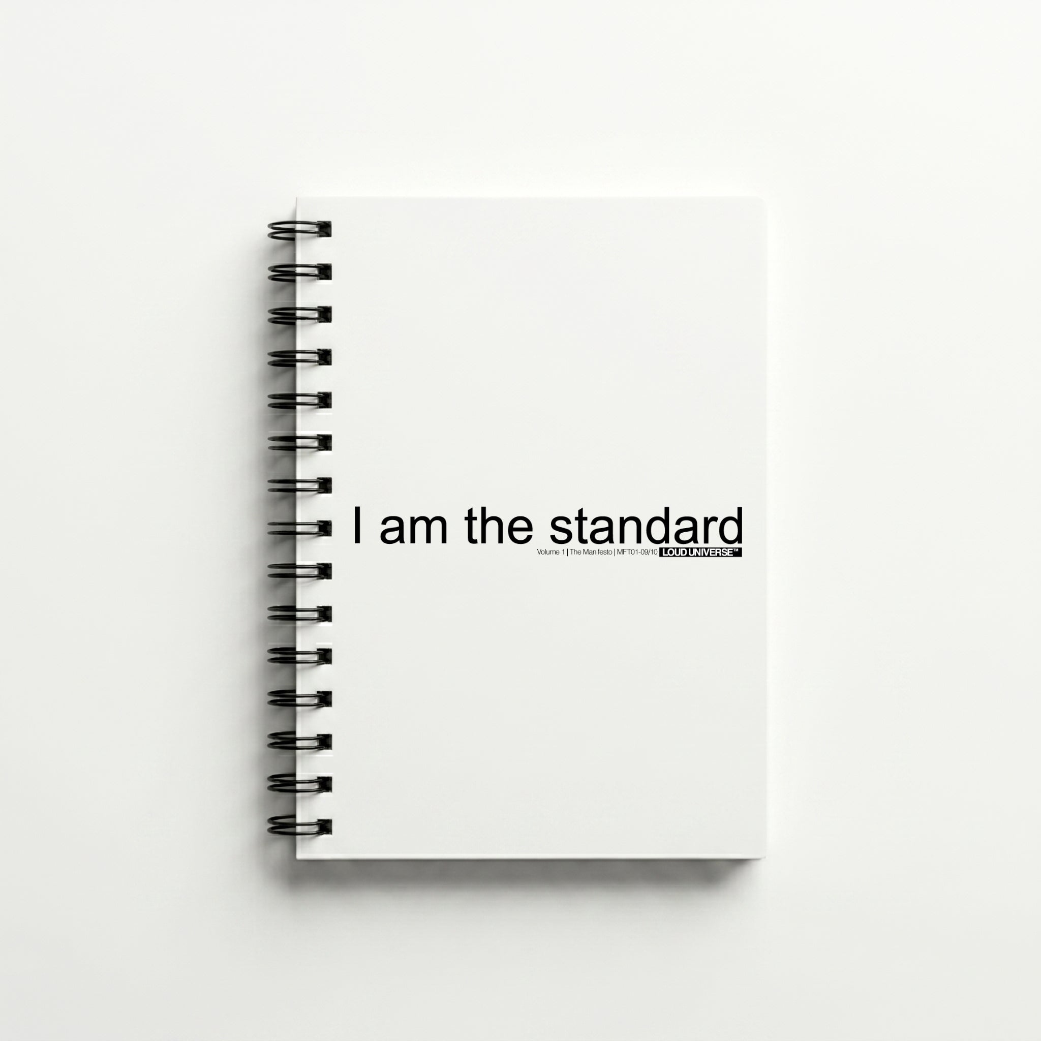 Spiral Notebook | I am the standard (MFT01-09) | Vol. 1: The Manifesto